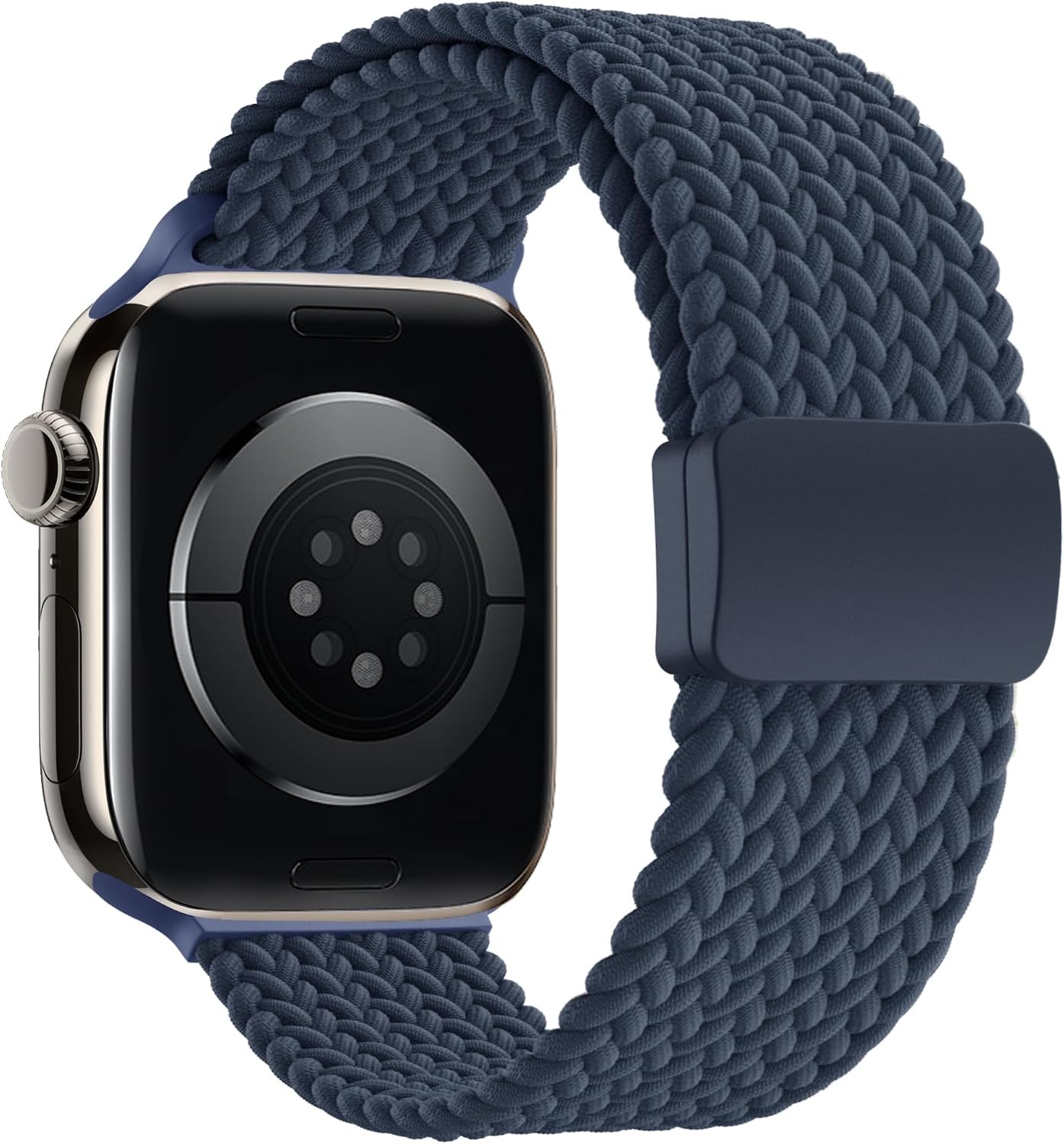 Adjustable Braided Elastic Band for Apple Watch Series 10 38mm 40mm 41mm Unisex