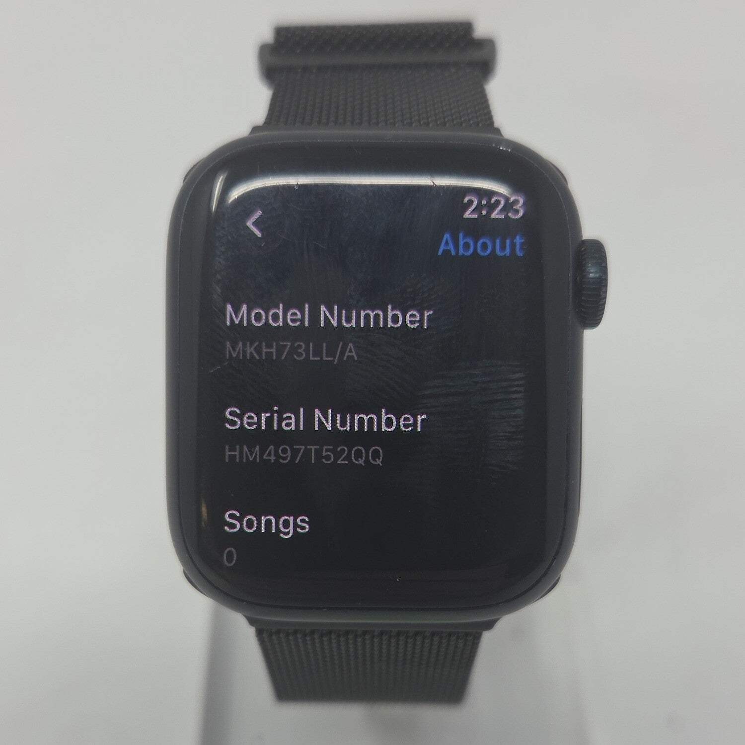 Unlocked Apple Watch Series 7 41MM Black Aluminum Aftermarket Band MKH73LL/A
