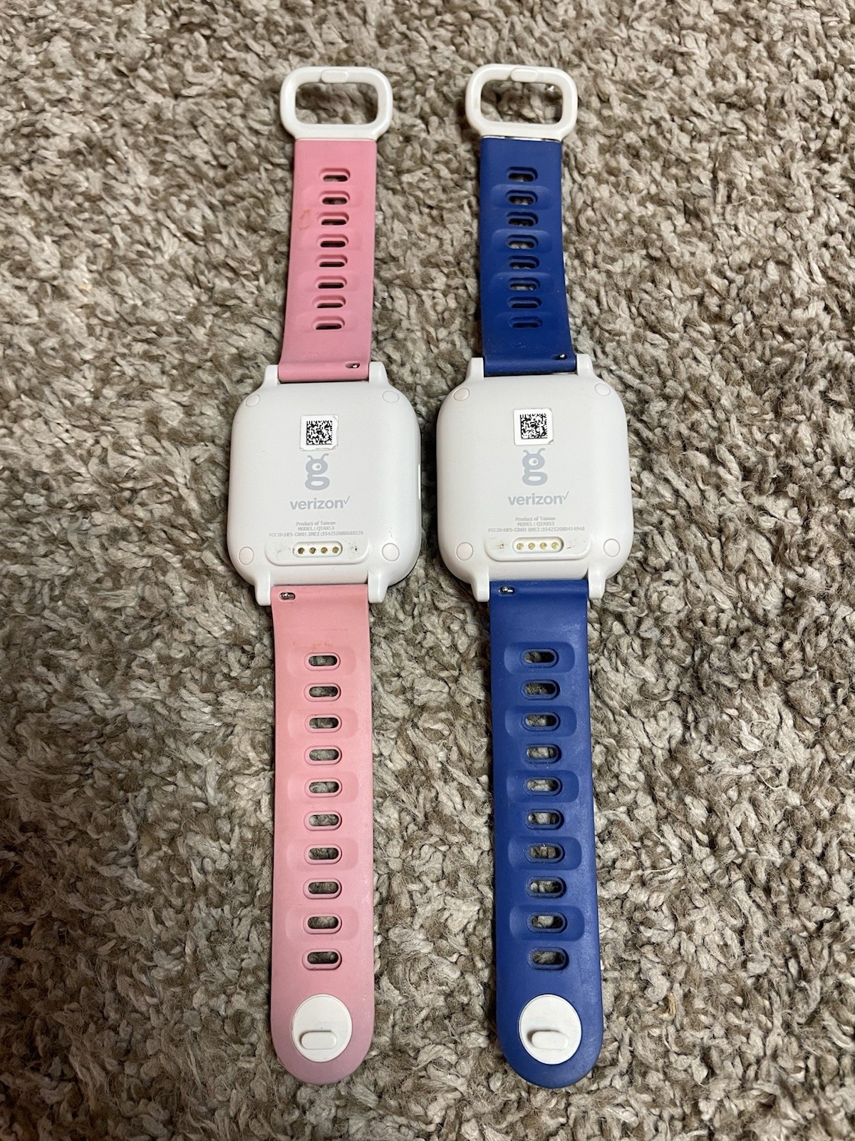 Lot of 2 Verizon G Smart Watch QTAX53 – UNTESTED! FREE SHIPPING!