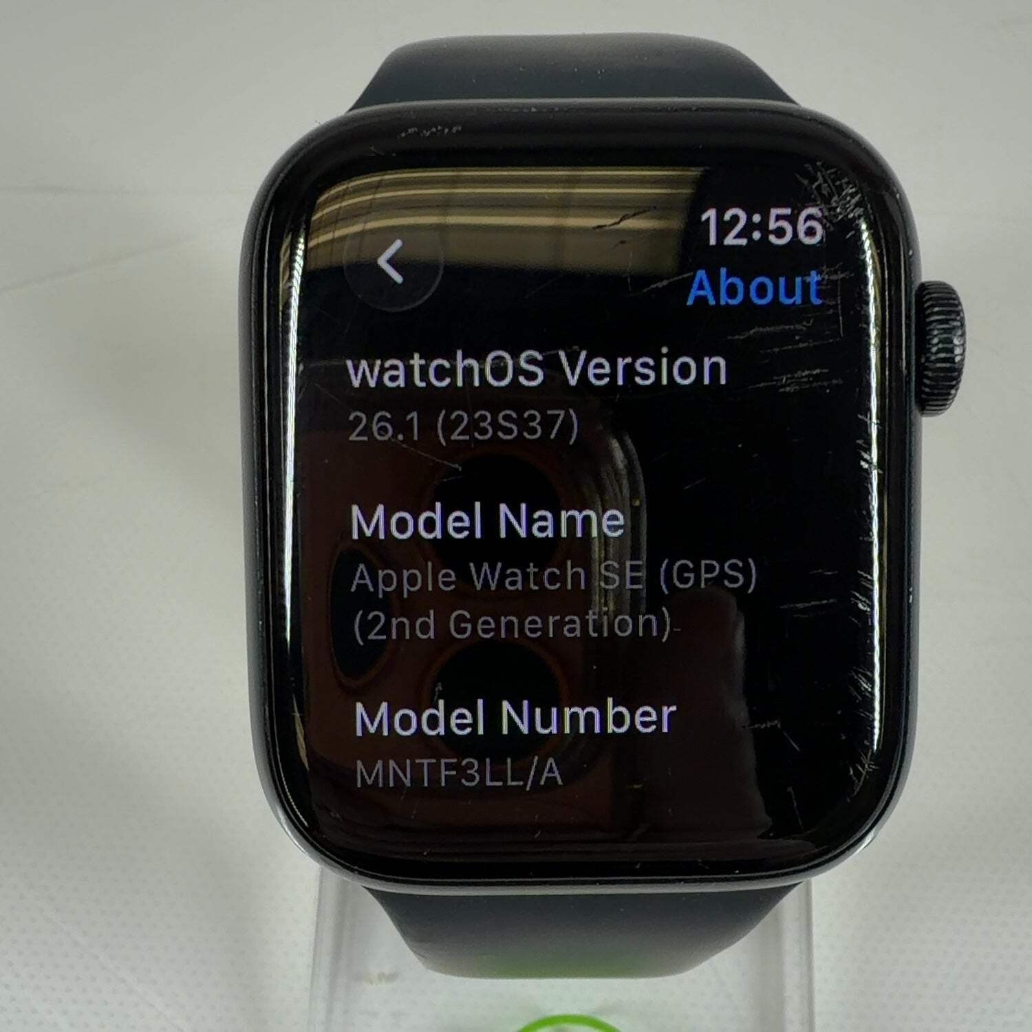 GPS Only Apple Watch SE 2nd Gen 44MM Midnight Aluminum Sport Band MNTF3LL/A