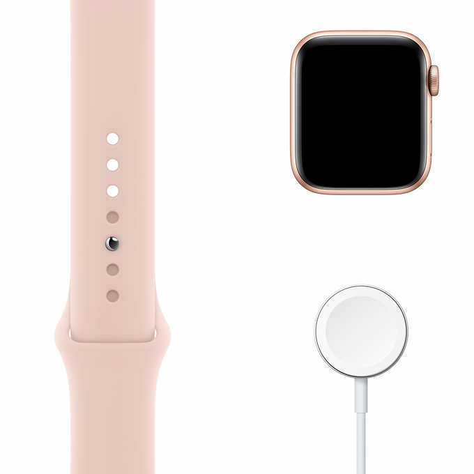 Apple Smart Watch Serie 6 GPS 40 mm MG123LL/A Gold Alu Case Pink Sand Sport Band