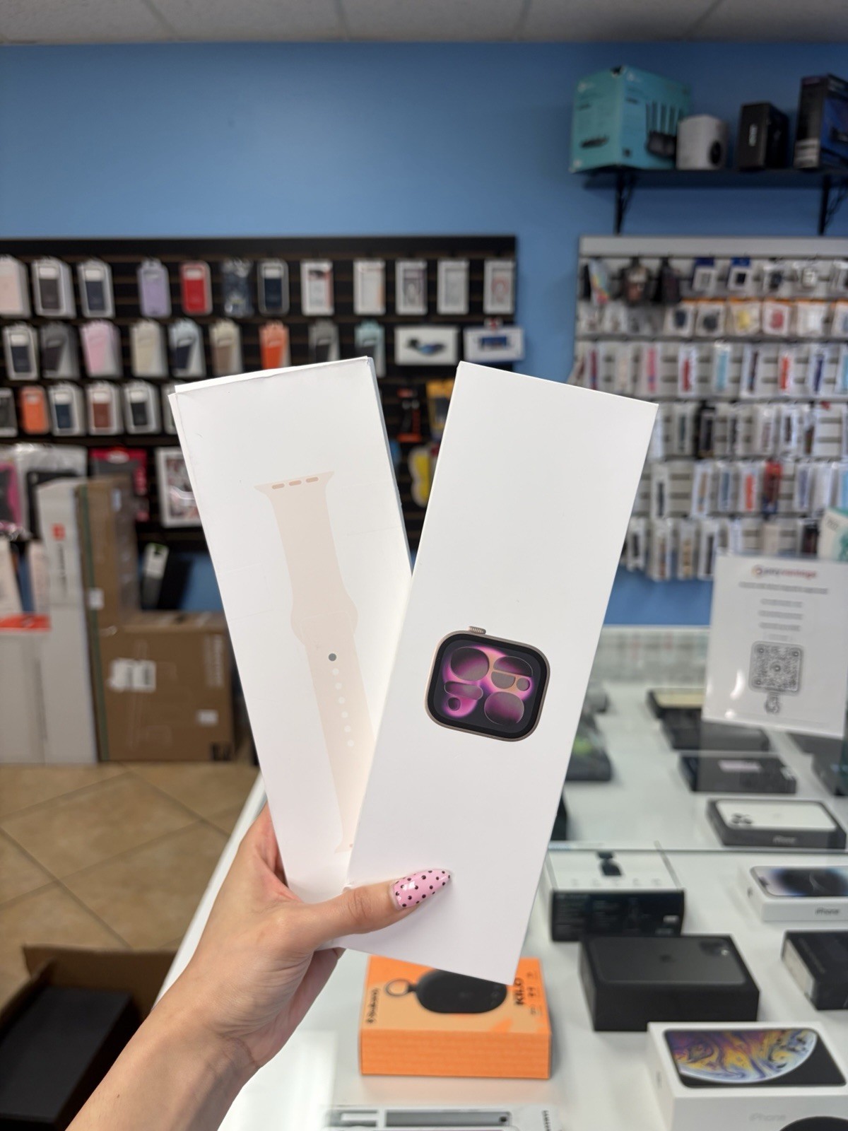 Apple Watch Series 11 42MM Rose Gold & Light Blush Sport Band S/M