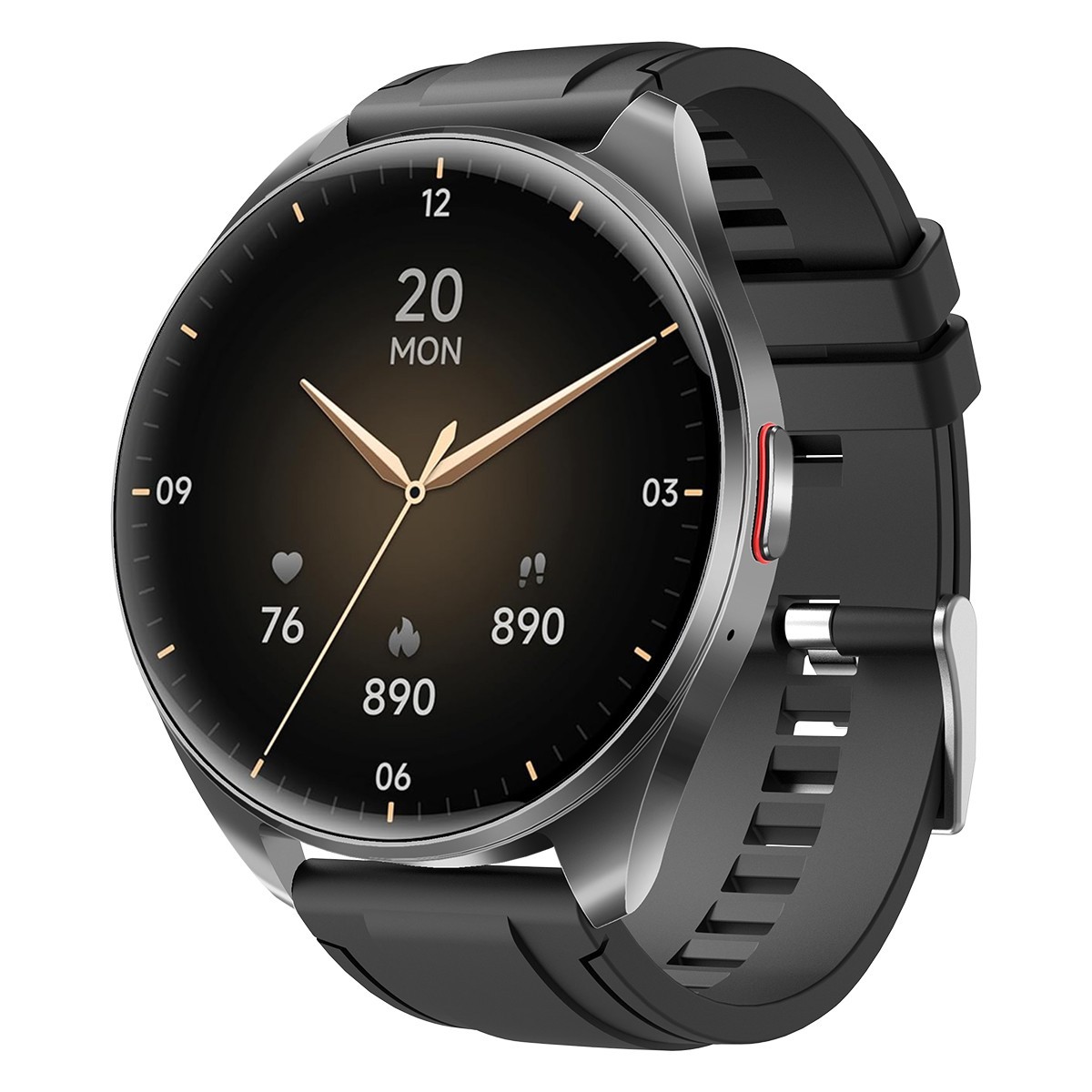 W&O Original Men Smartwatch Flashlight Bluetooth Call Fitness Clock Waterproof