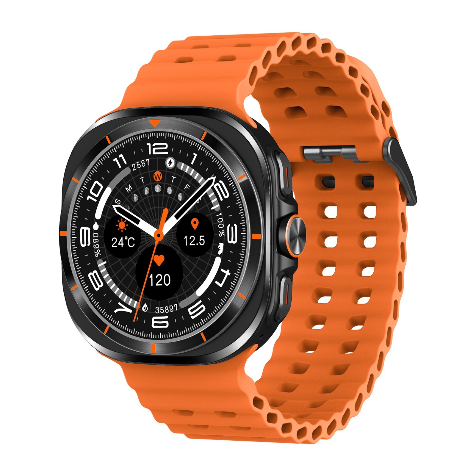W&O Smart Watch For Men/Women, Waterproof Smartwatch Bluetooth iPhone Samsung