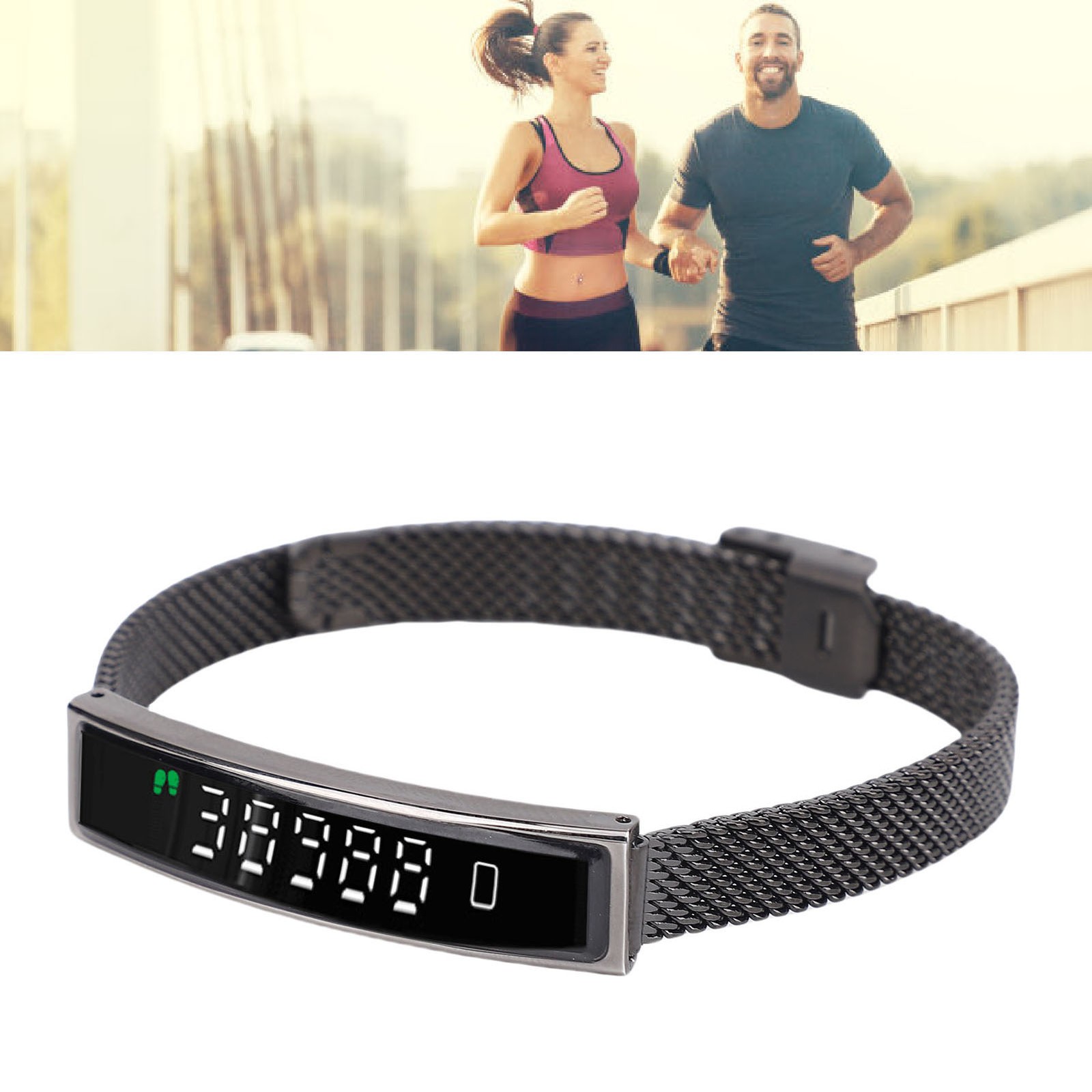 Smart Bracelet Lightweight Health Tracker For Running Cycling Water Recommen DSO