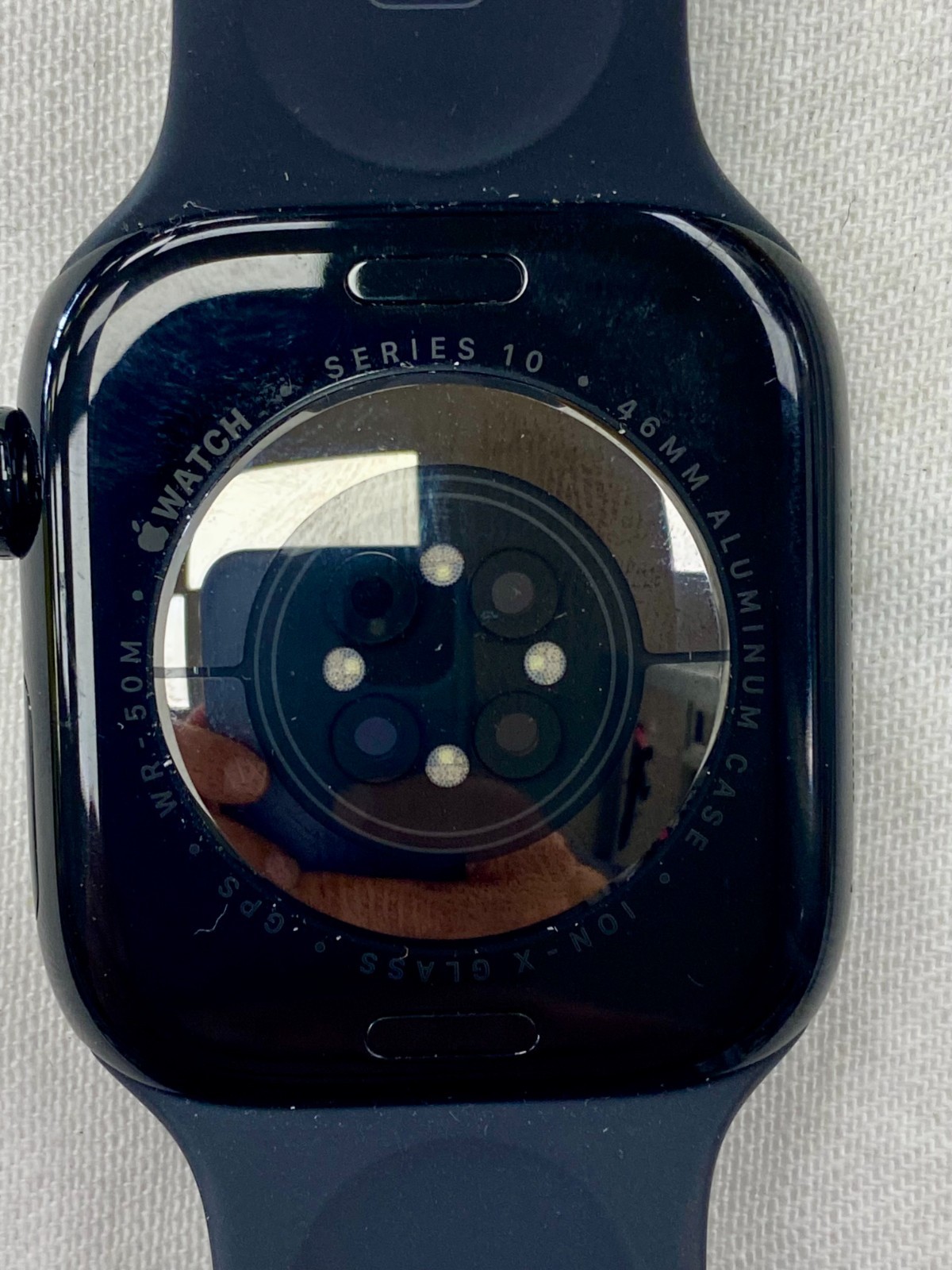 Apple Watch Series 10 46mm Black Aluminum GPS MWWQ3LW/A 100% Battery