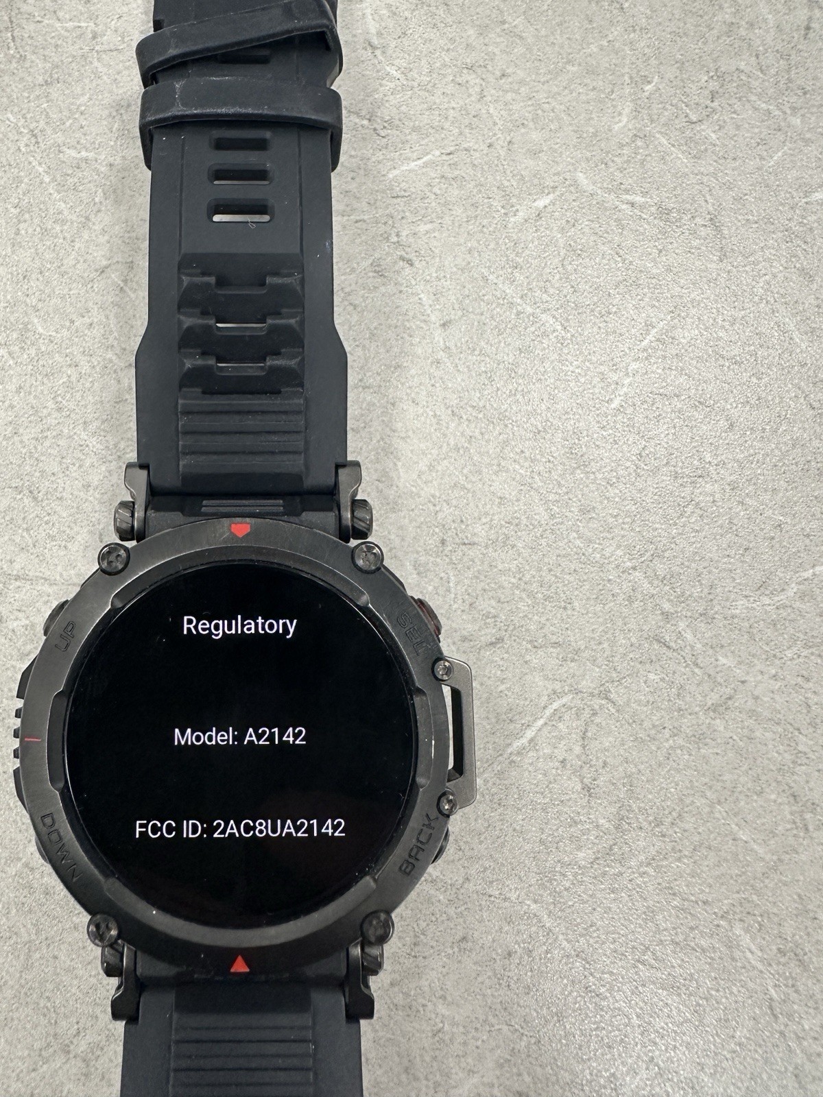 Amazfit T-Rex Ultra 47mm Tactical GPS Smartwatch Black Orange 10ATM + Chargers