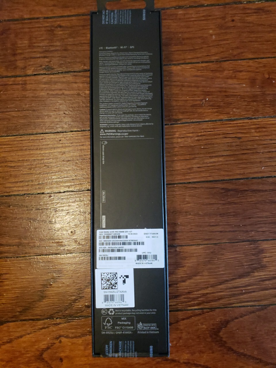 Samsung Galaxy Watch5 Pro SM-R925 45mm Titanium Case with D-Buckle Sport Band –