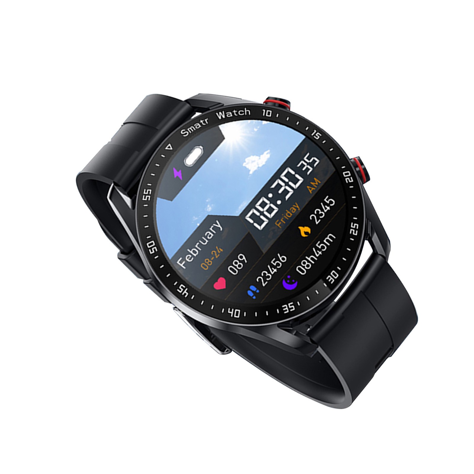 Smart Sports Watch With 1.52 Inch Screen BT Call Health Monitoring Multi-Sp AUNC