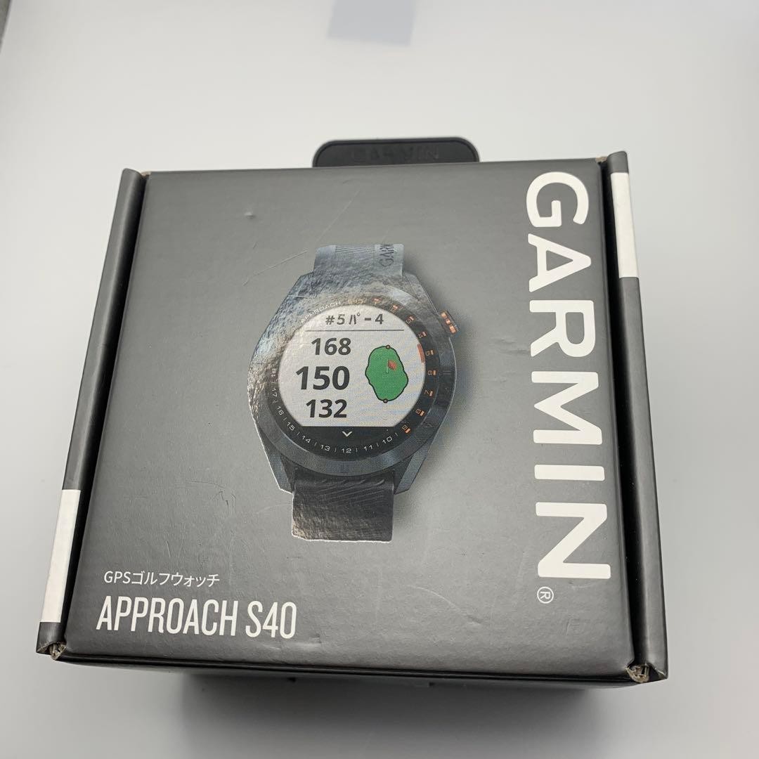 Garmin Approach S40 GPS Golf Watch Black 1.2in Display 41000 Courses Japan
