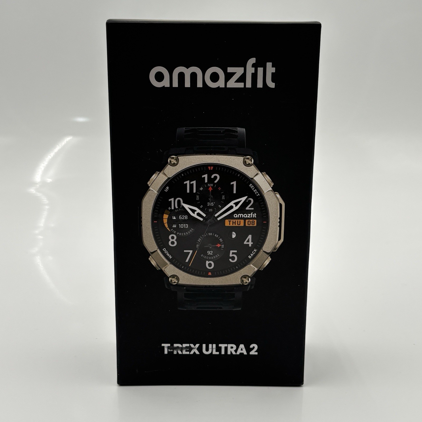 Amazfit T-Rex Ultra 2 Smart Watch 51mm Titanium 1.5″ AMOLED Display Flashlight