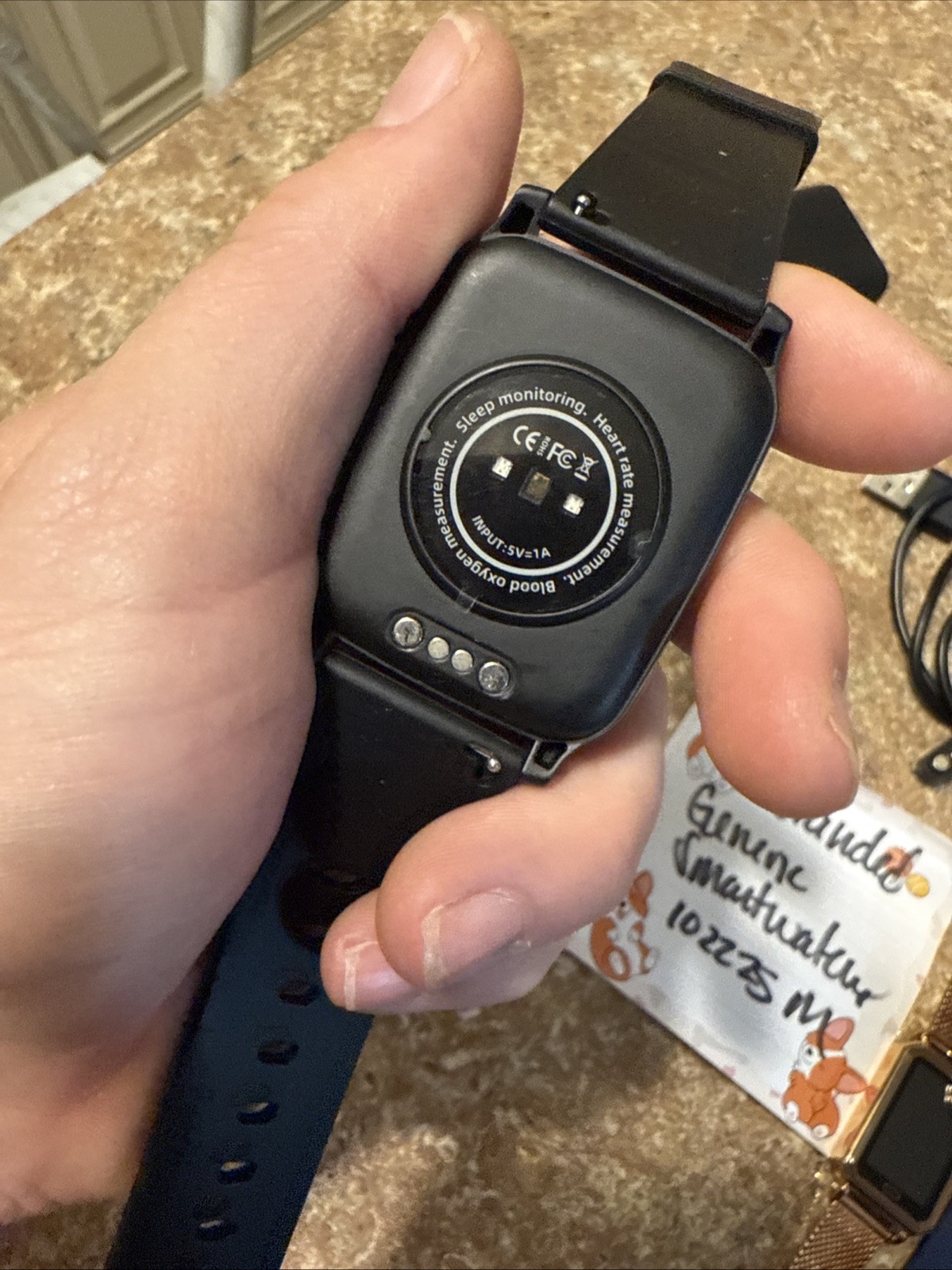 Lot of TESTED smart watches (unbranded)/unknown brand) Screens turn on