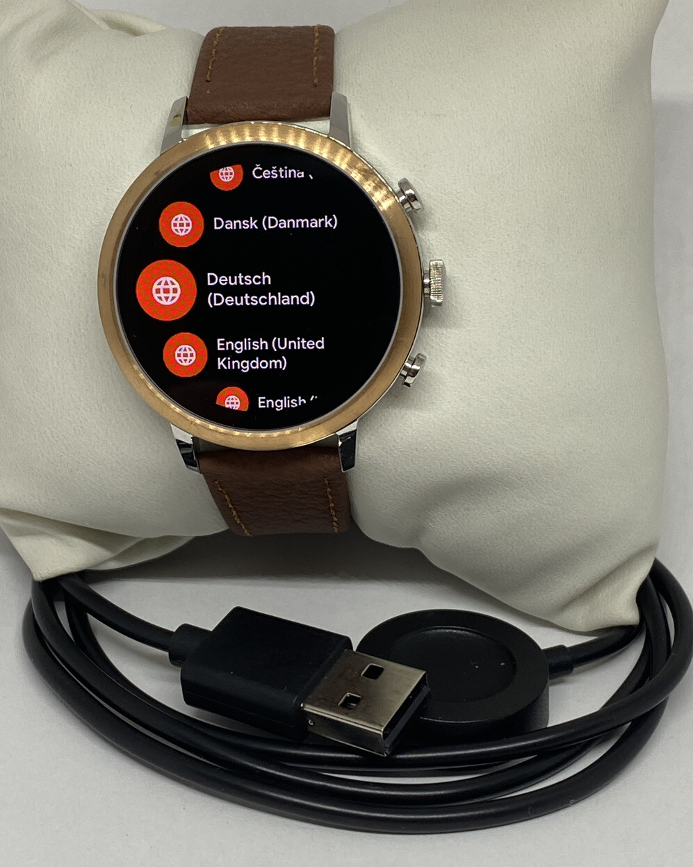 Fossil Gen 4 Authentic Digital Dial Smart Watch Custom Band FTW6016 DC86