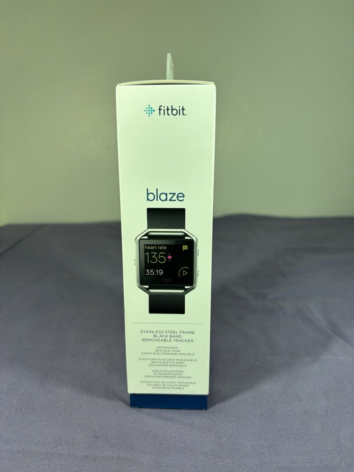 Fitbit Blaze Smart Fitness Watch Large – Black (FB502SBKL)