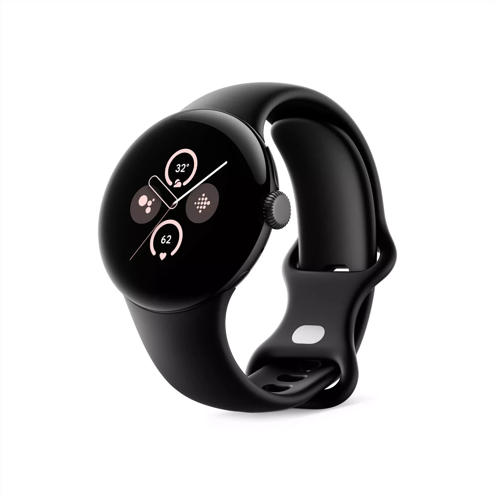 Google Pixel Watch 2 41mm Matte Black Aluminum Case (Parts Only)
