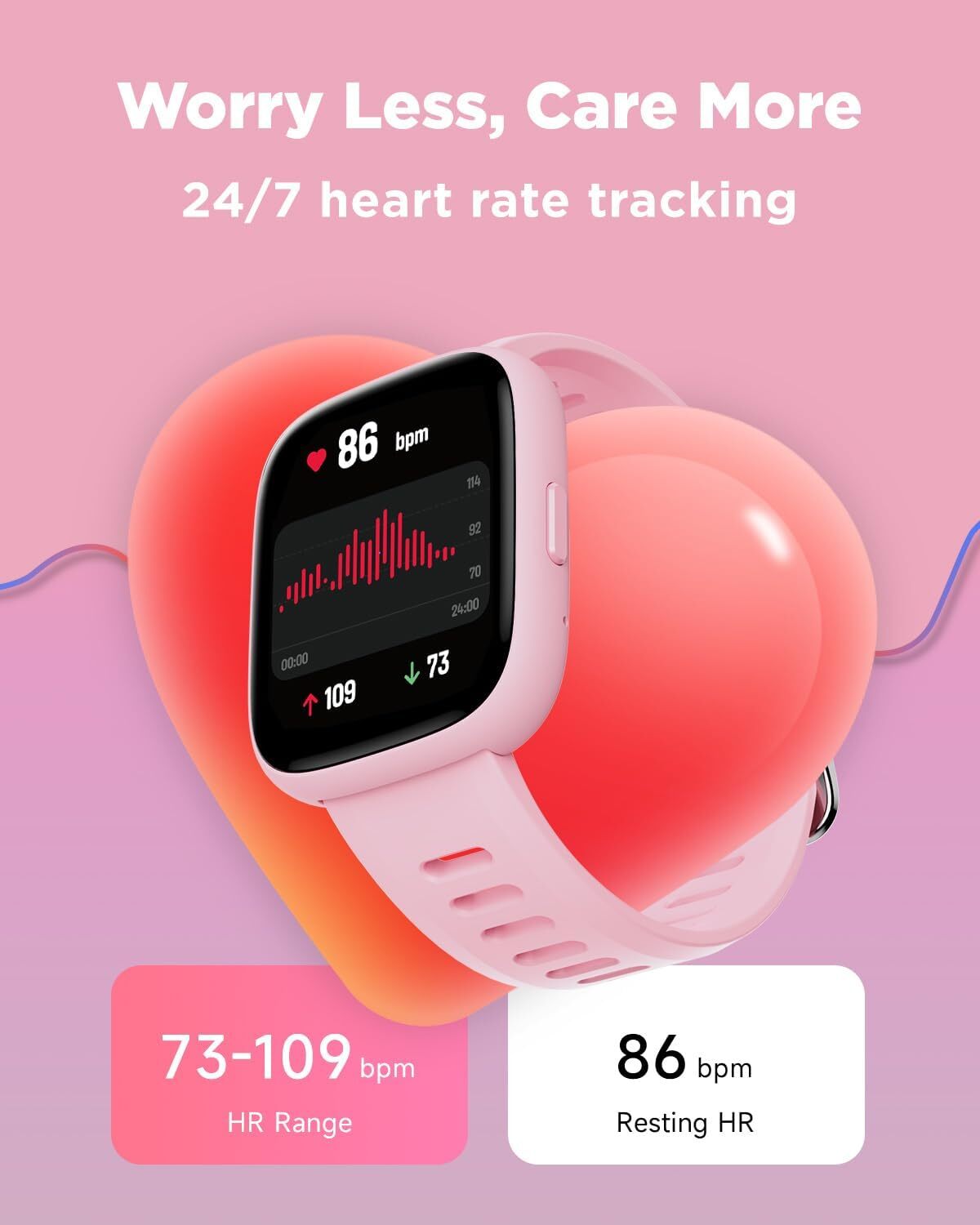 Smart Watch for Kids 1.8″ Fitness Tracker Watch Pedometer Puzzle Games for Kids