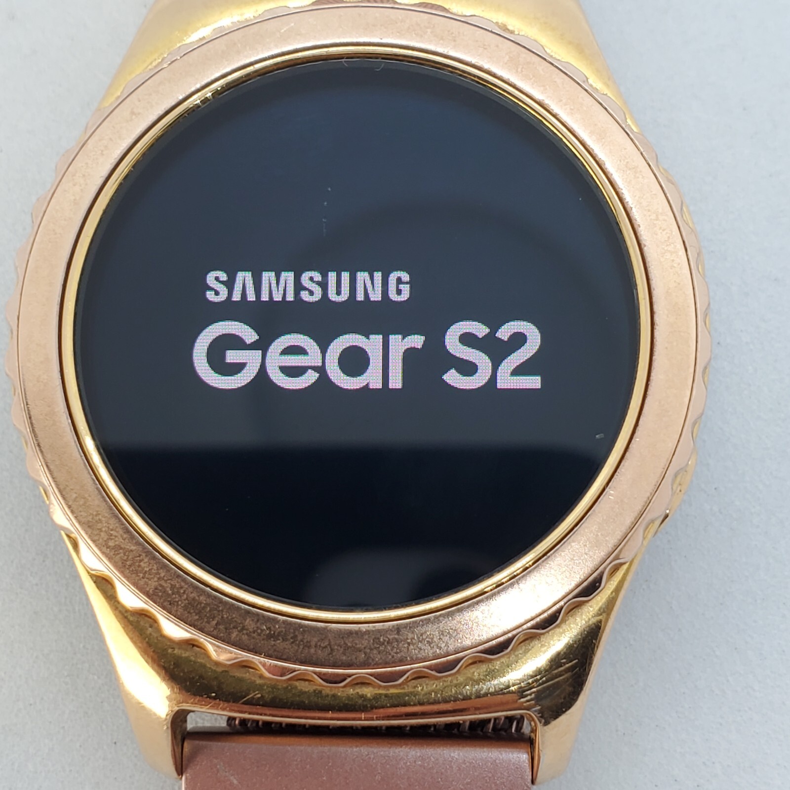 Samsung Galaxy Gear S2 40MM Rose Gold Case Rose Gold Milanese Band Working