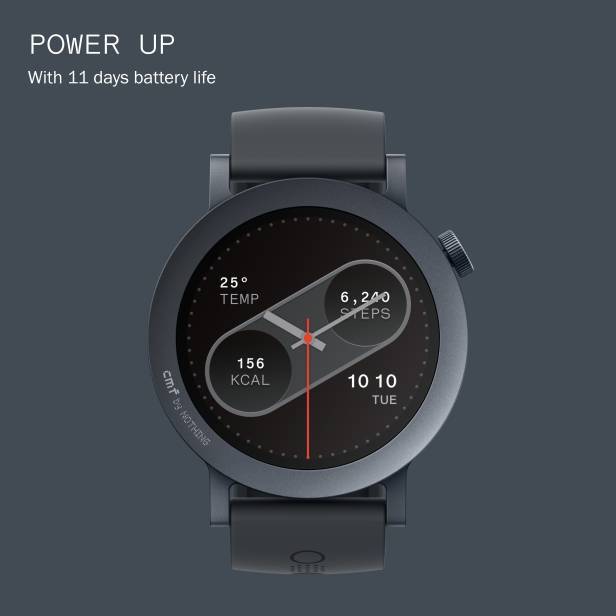 CMF by Nothing Watch Pro 2-1.32″ AMOLED-3D warmup guide-GPS Smartwatch-Dark Grey