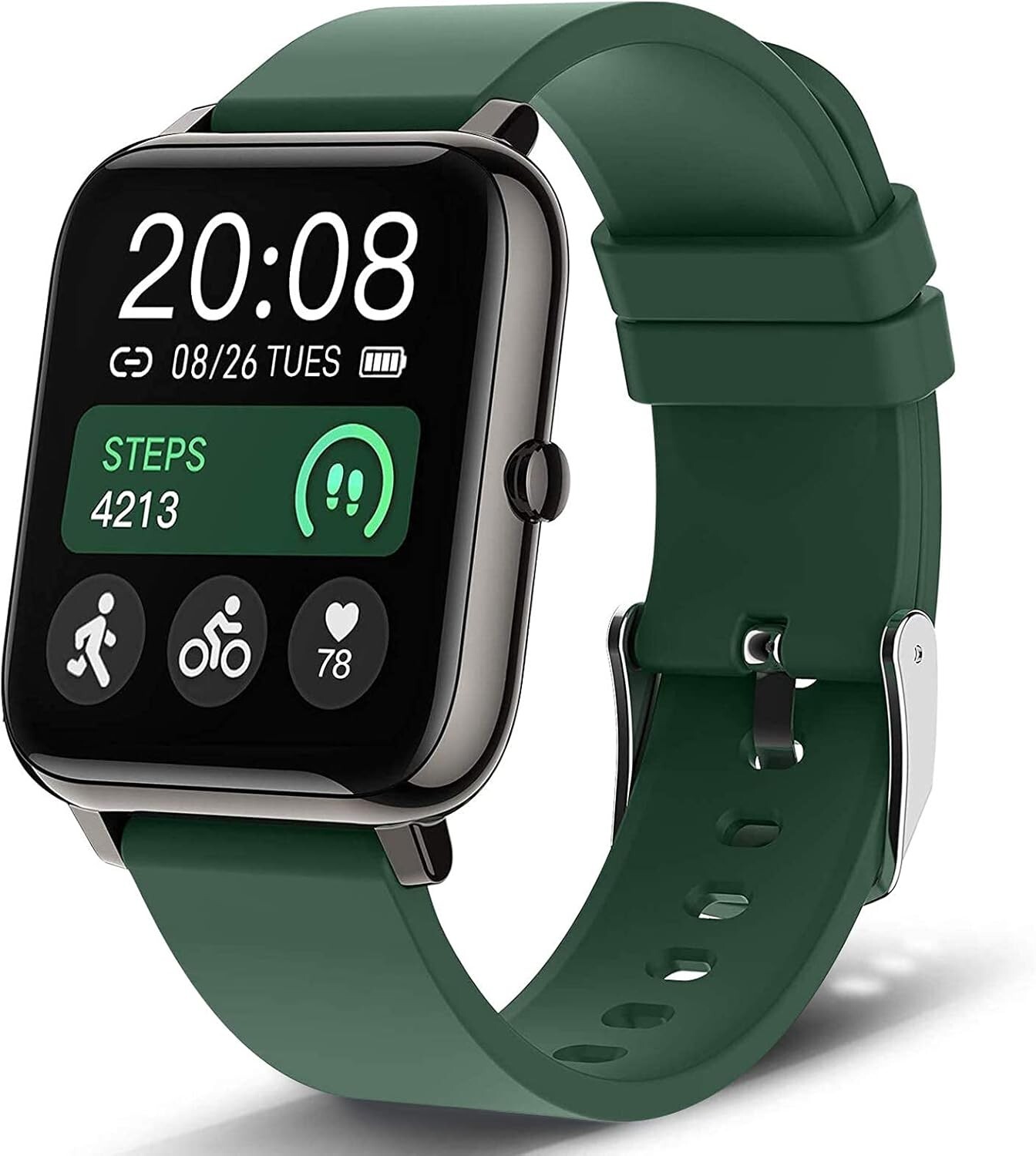 Fitness Smartwatch with Blood Pressure Heart Rate Monitor for iPhone 16 Pro Max