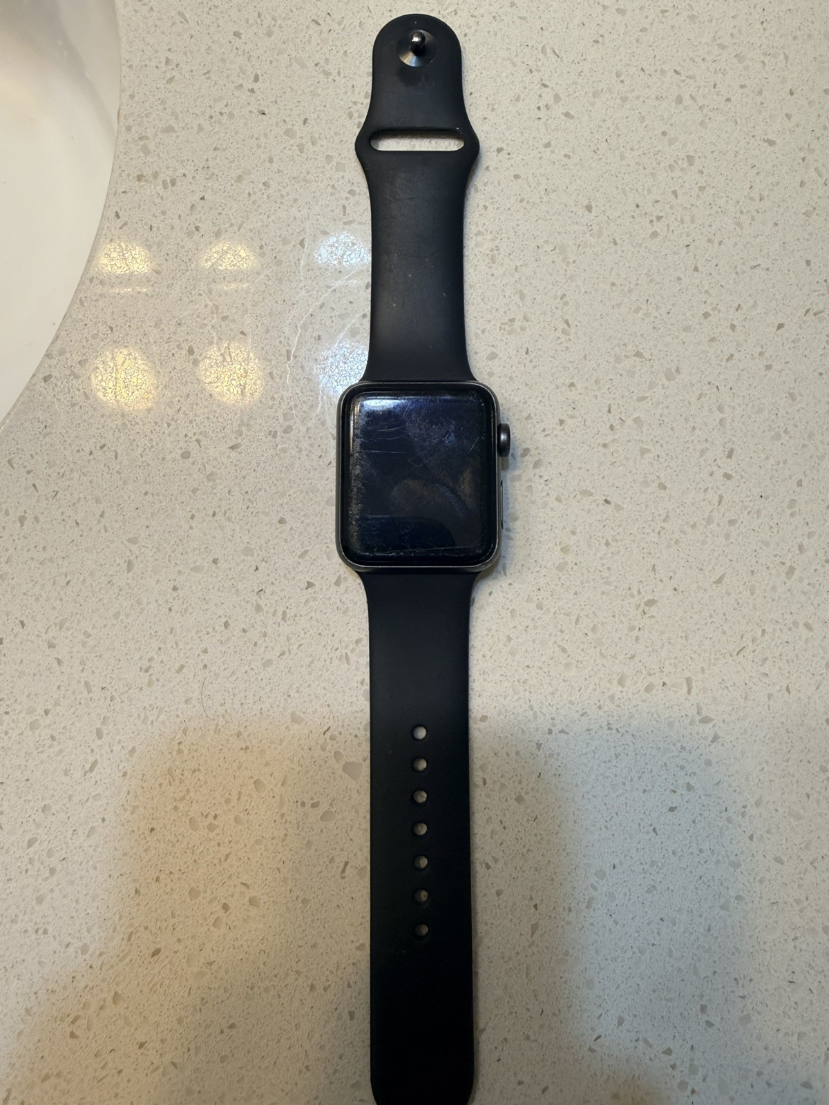Apple Watch Series 3 42mm Aluminum Case Grey – Parts Only Locked Out