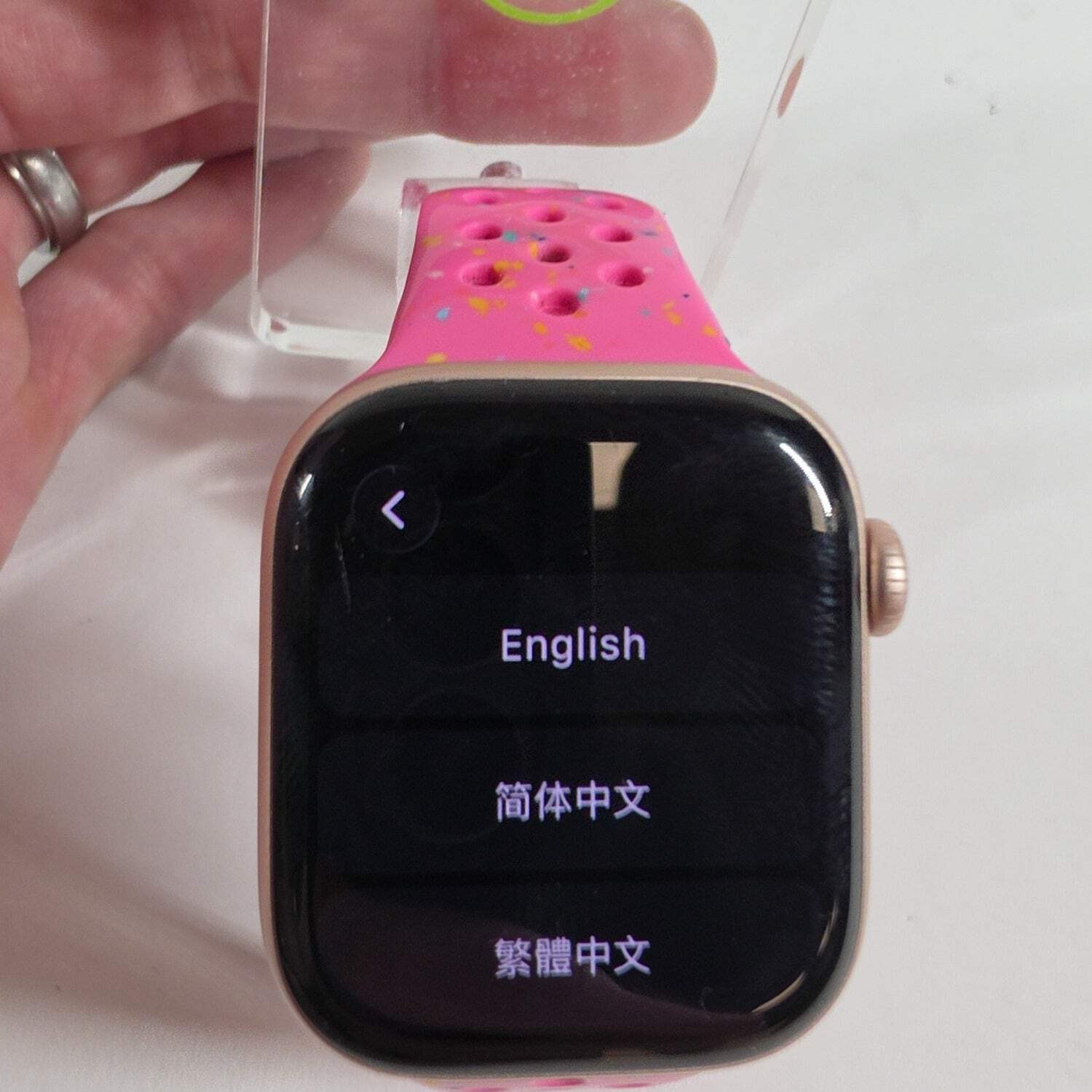 GPS Only Apple Watch Series 11 42MM Rose Gold Aluminum pink MEU04LW/A