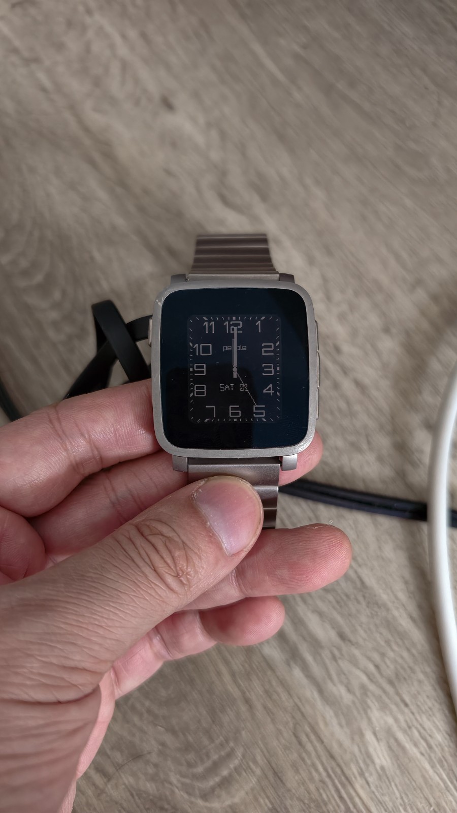 Pebble Time Steel 38mm Stainless Steel Bracelet