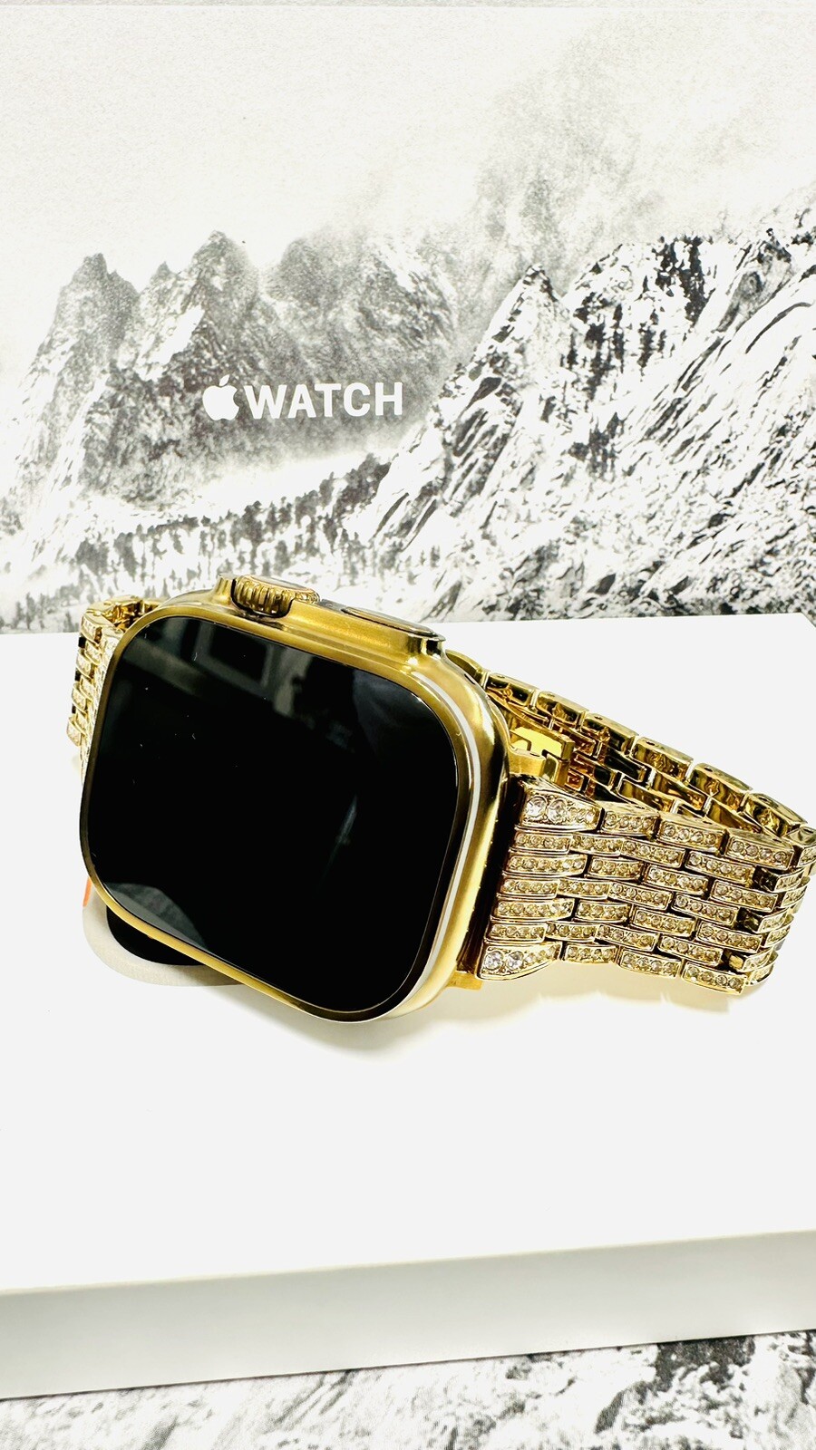 Apple Watch ULTRA 3 49mm GOLD Anodized Titanium Gold Plated Link Band