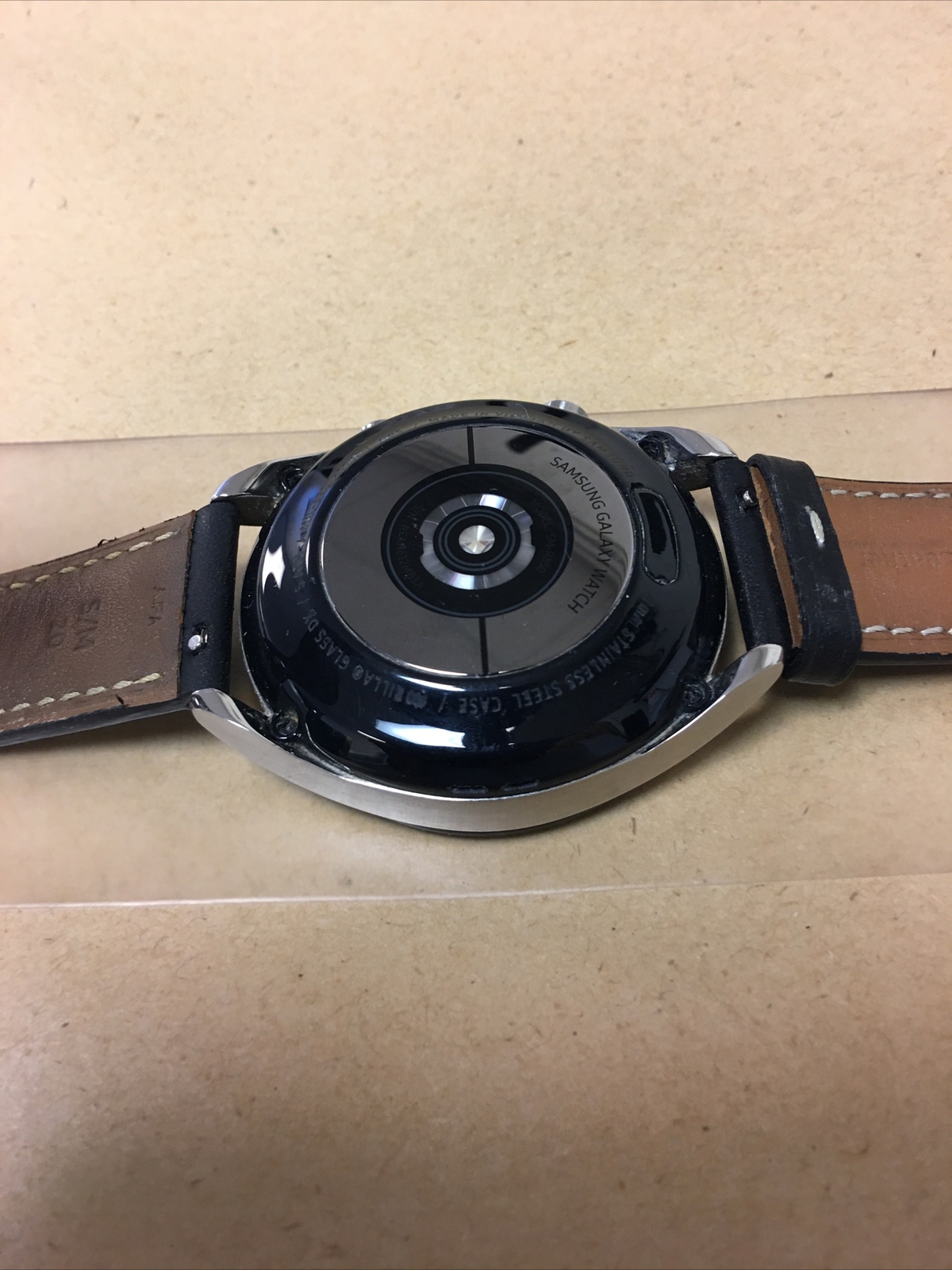 Samsung Galaxy Watch3 SM-R850 41mm Mystic Silver Stainless Steel Case with Black