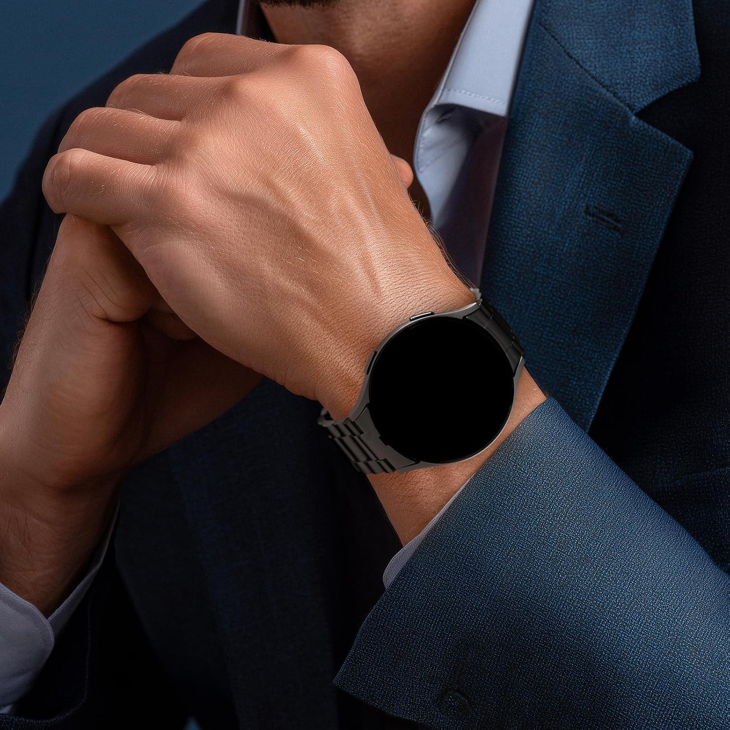 Metal Strap for Samsung Galaxy Watch 7 6 5 4 44mm 40mm Elegant Casual Band