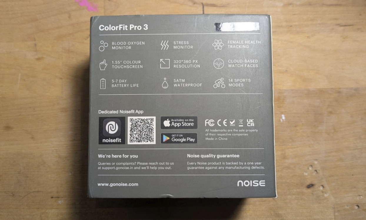 Noise ColorFit Pro 3 Spo2 Smart Watch for Android & iOS Phones OPEN BOX