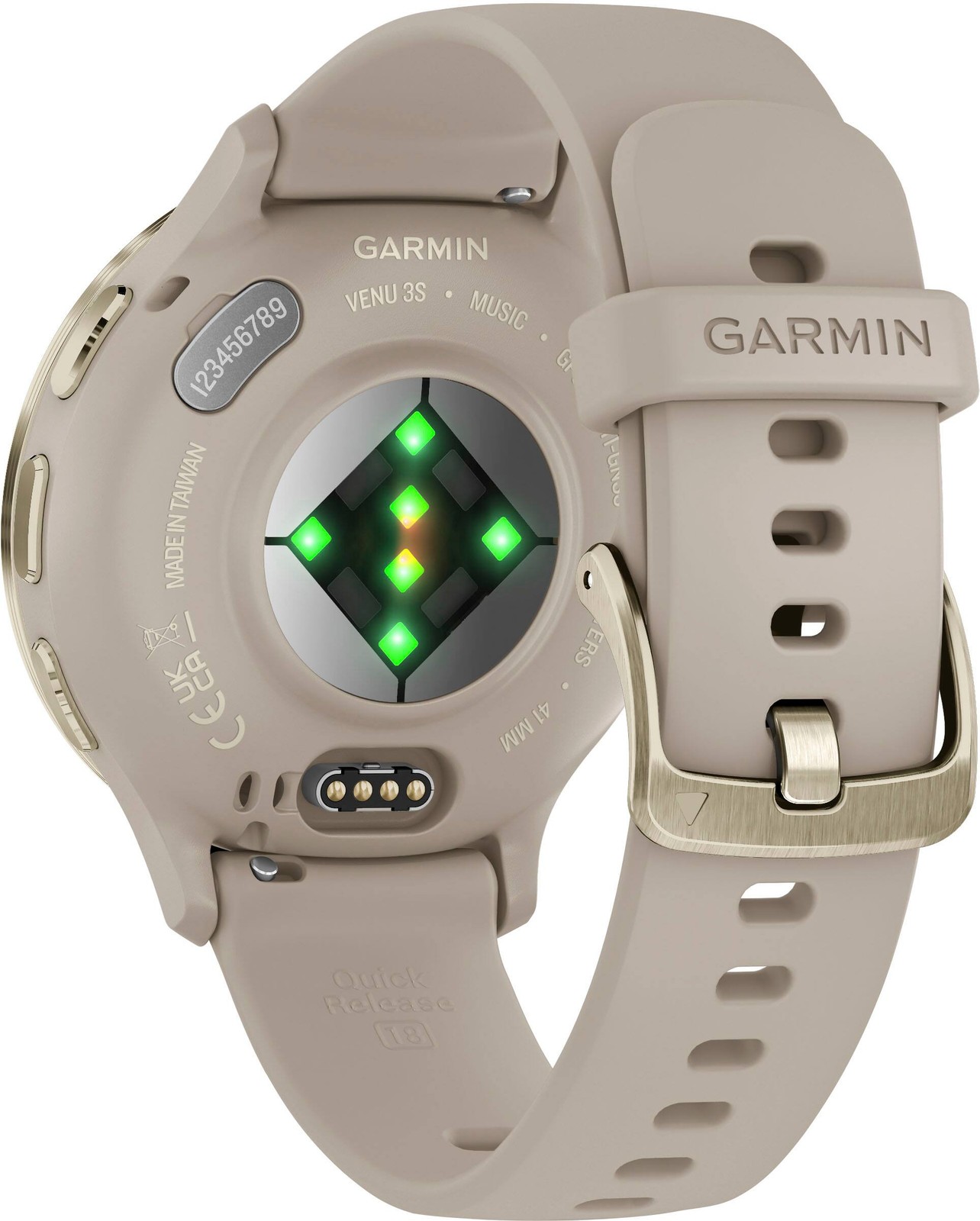 Garmin – Venu 3S GPS Smartwatch 41 mm Fiber-reinforced polymer – Stainless St…