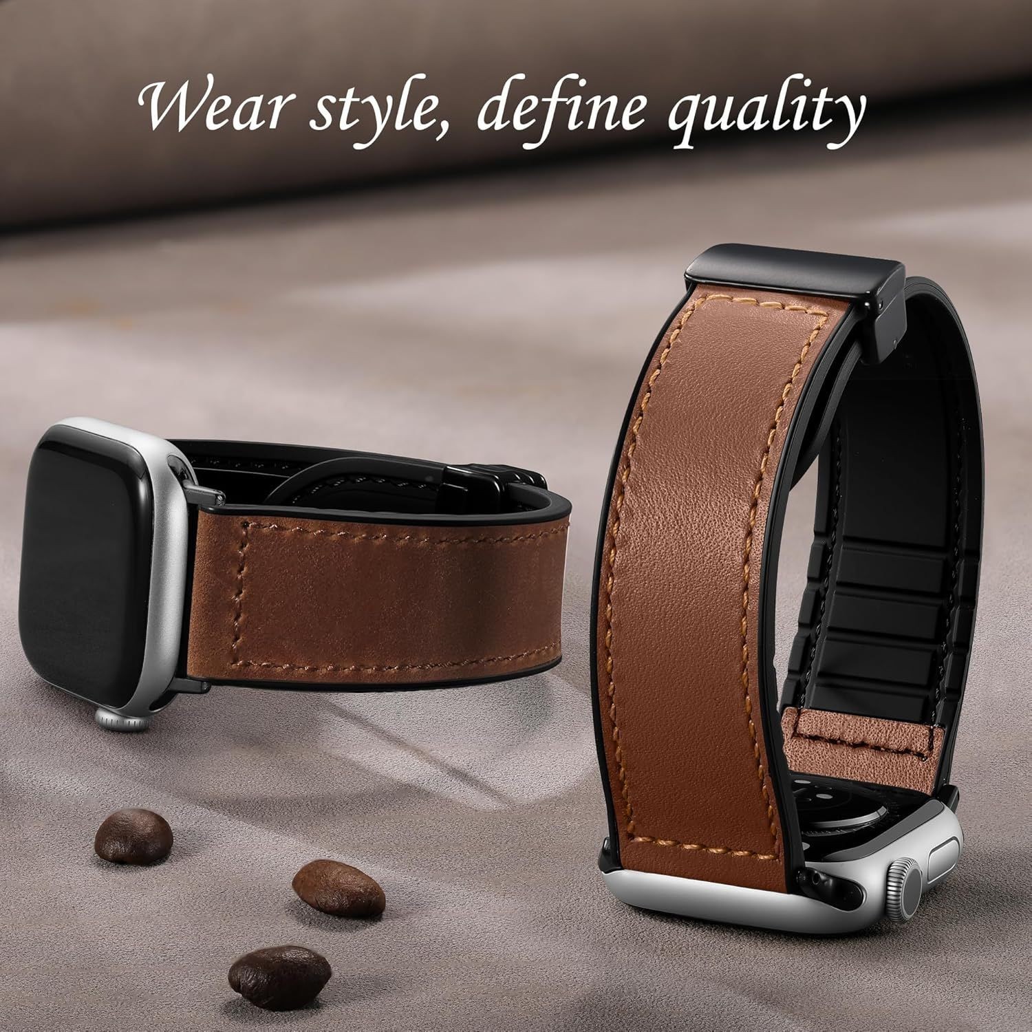 Only Case For Apple Watch 49mm 46mm 45mm 44mm 42mm 41mm 40mm 38mm Leather