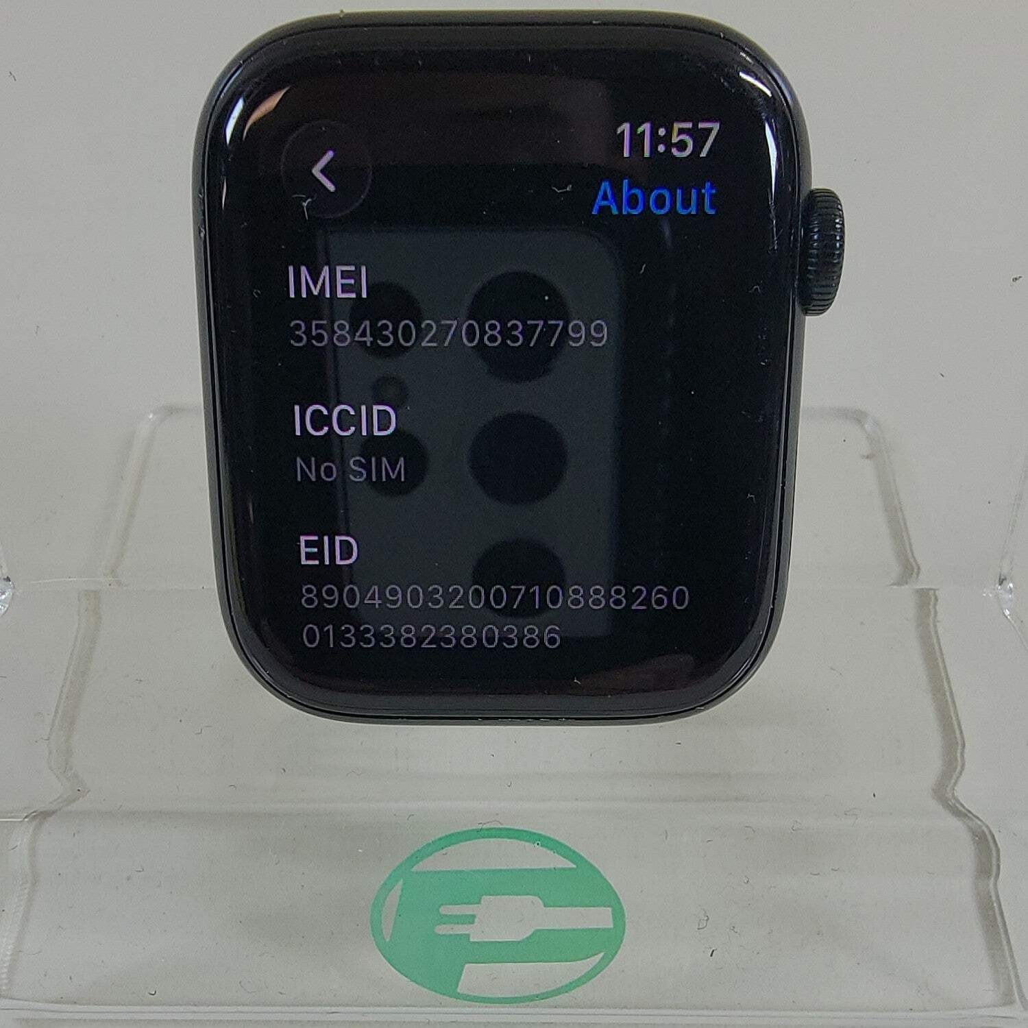 Unlocked Apple Watch SE 2nd Gen 44MM Midnight Aluminum A2727 Face Only