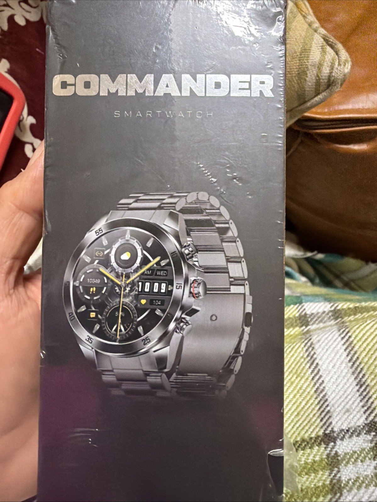 Alphagear Commander Smartwatch Black Metal Band & Black Metal Case