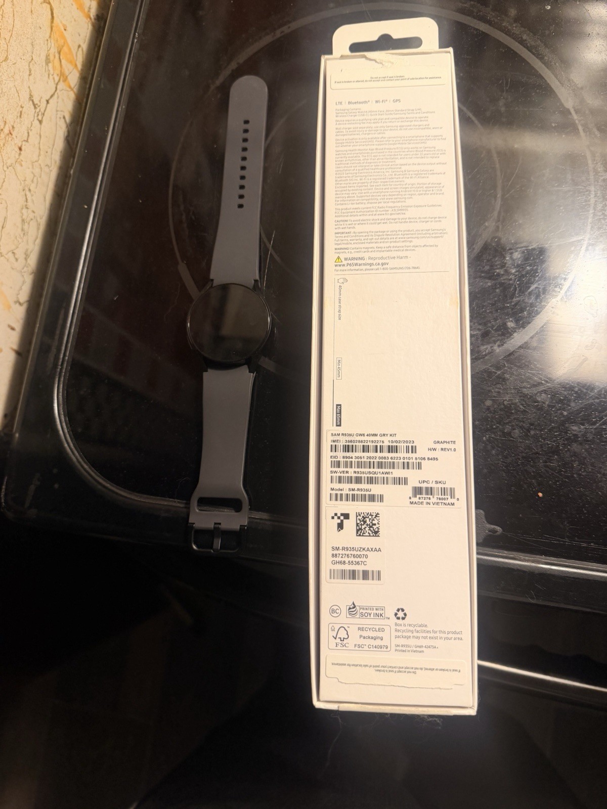 Samsung Galaxy Watch6 47mm Black Wi-Fi Smartwatch 16GB Wear OS