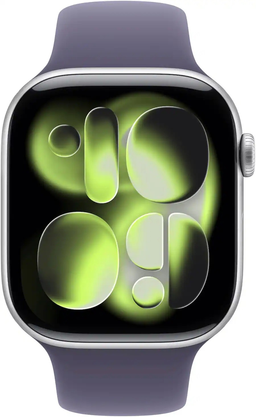 Apple Watch Series 11 42mm GPS+Cell Silver w S/M Purple Fog Sport Band MF8H4LW/A