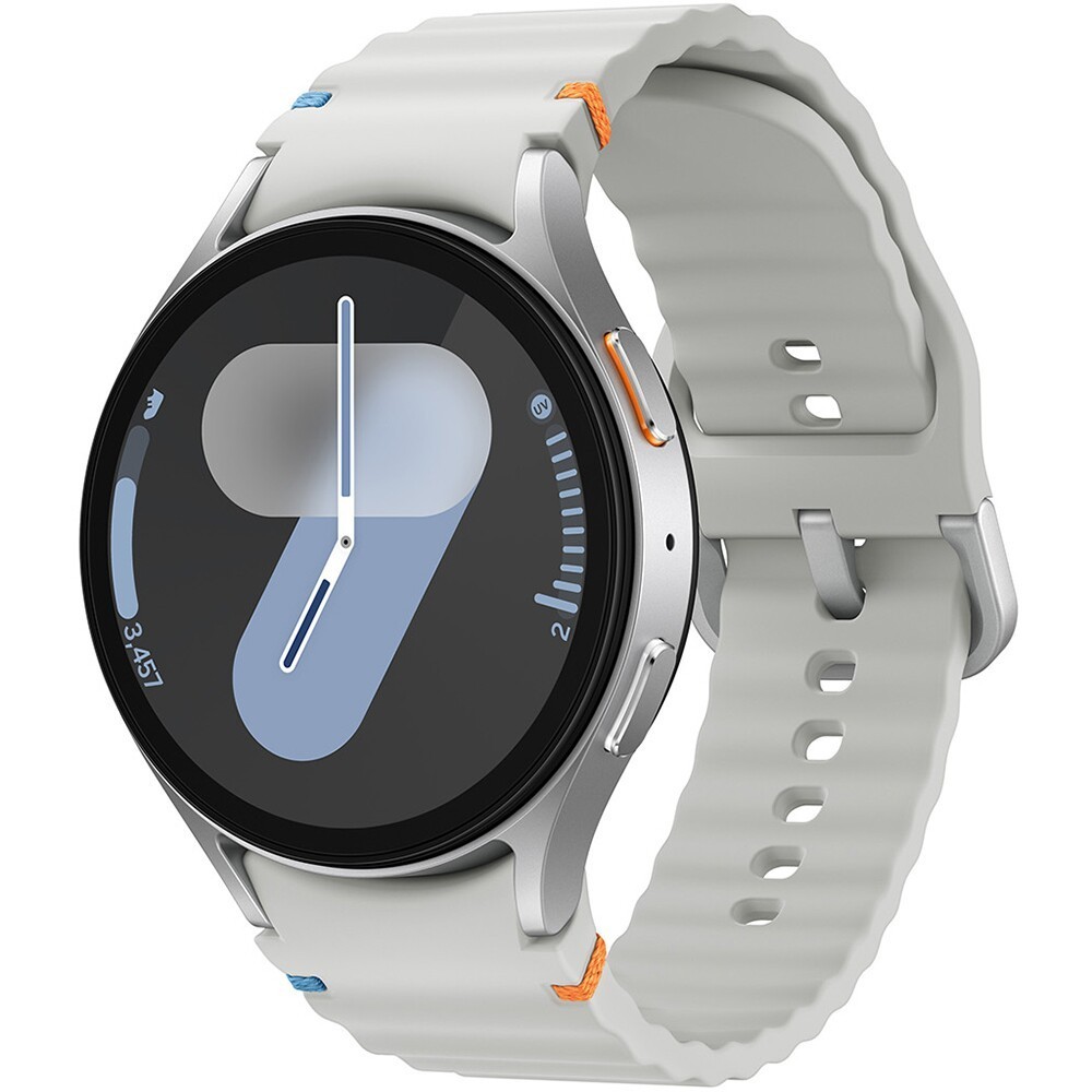 Samsung Galaxy Watch7 44mm Bluetooth Wi-Fi Smartwatch Silver GPS AMOLED Sapphire