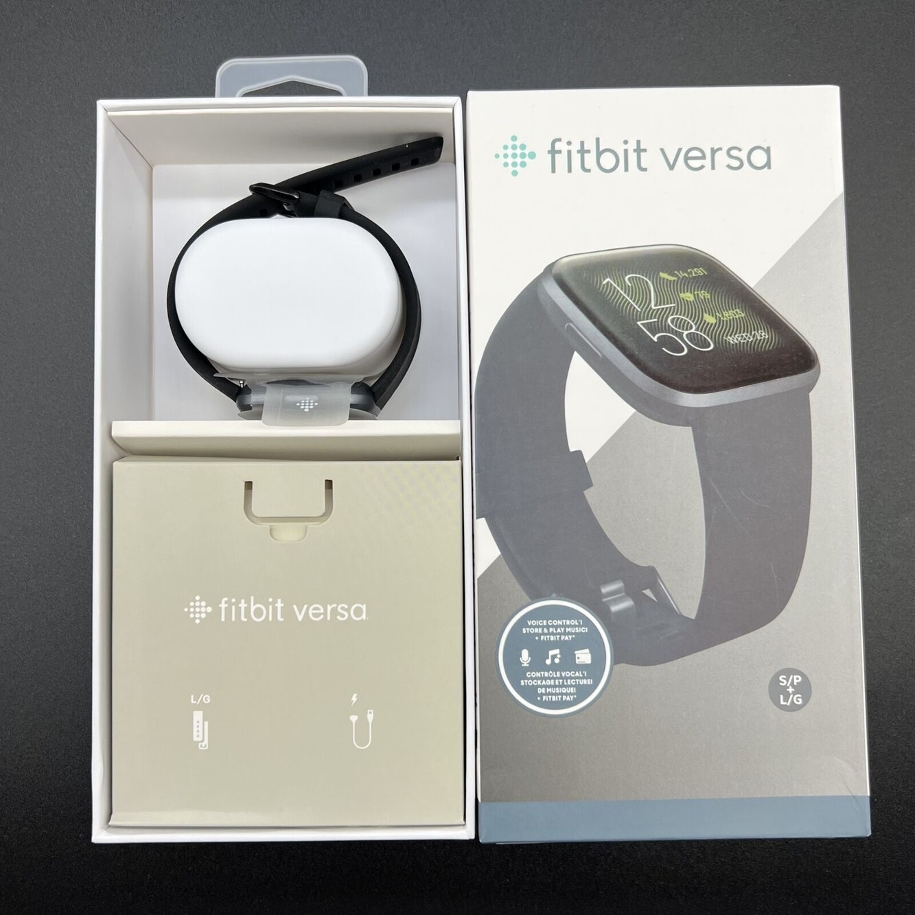 Fitbit Versa Smartwatch Activity Tracker Sleep Heart Rate Monitor +S&L Strap USA