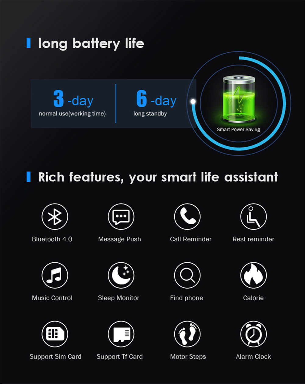 Luxury Smart Watch Unlocked Phone Bluetooth Bracelets for Android Men Women