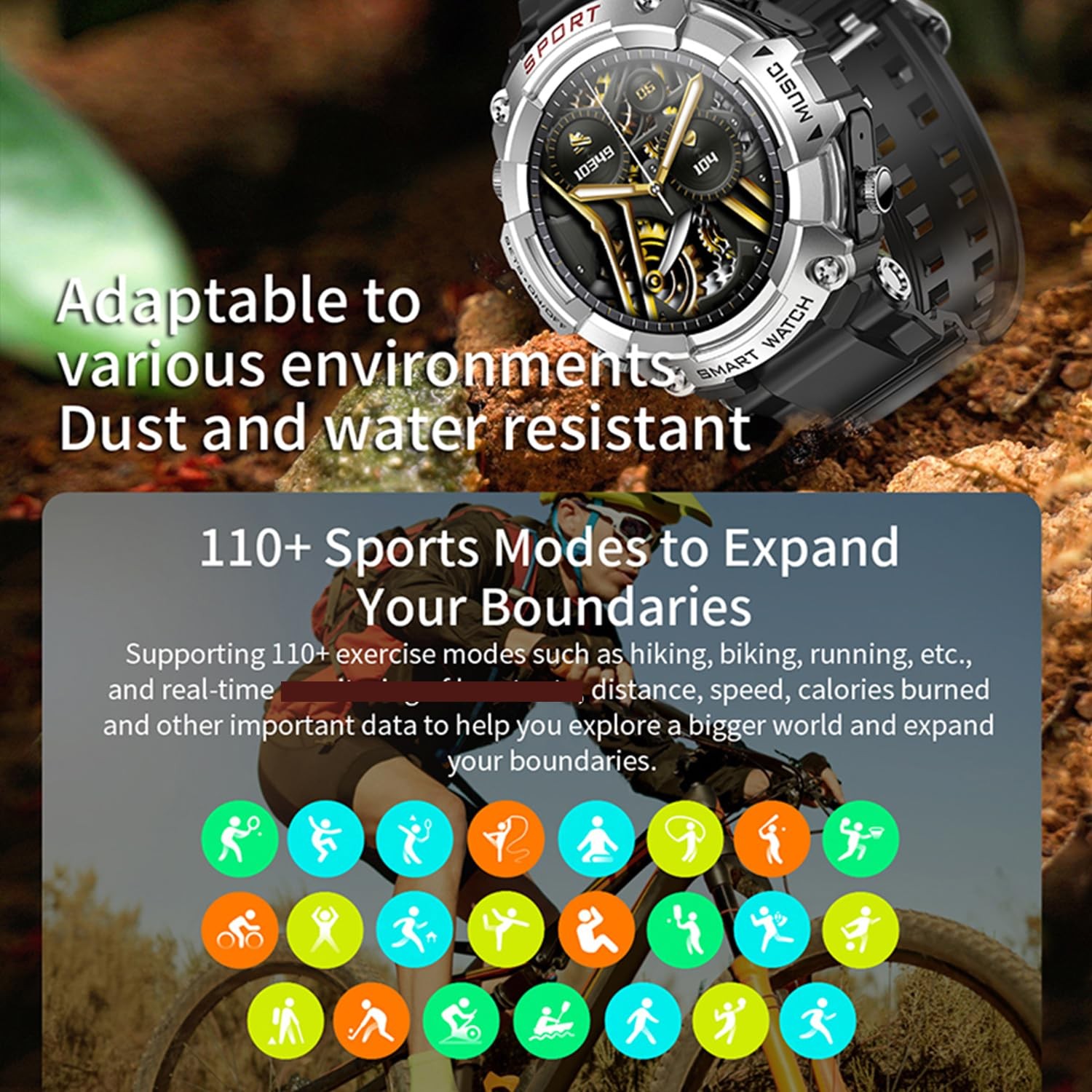 Ypsdoowkj Smart Watch Earbuds Men Women1.52 Hd Screen9D Soundfitness Sleep