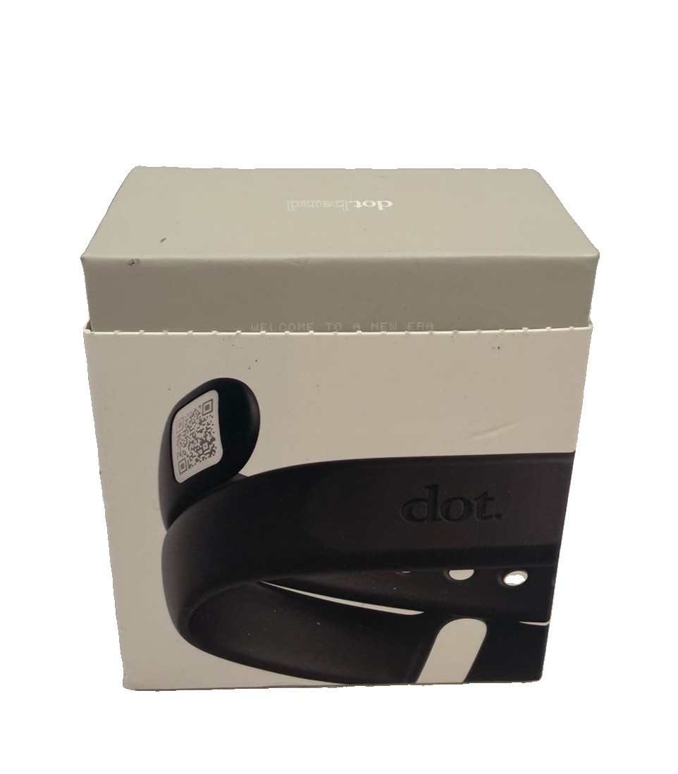 Dot Band 2.0 Networking Marketing Business Card Wrist Band | Black| New Open Box