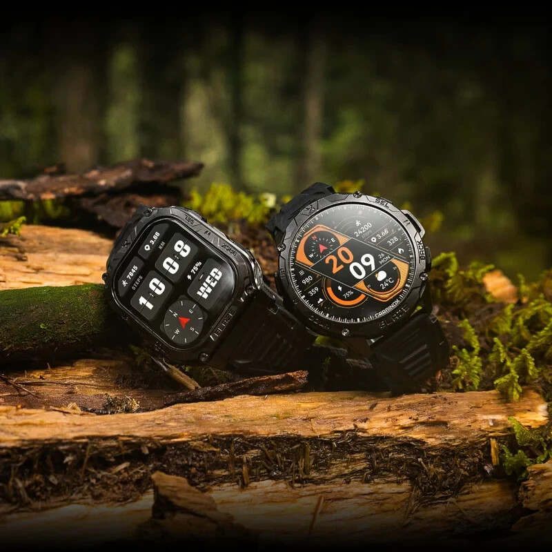 CARBINOX “BLAZE TYPE S ” Tactical Military Smartwatch IP69K Black – NEW w/ BONUS