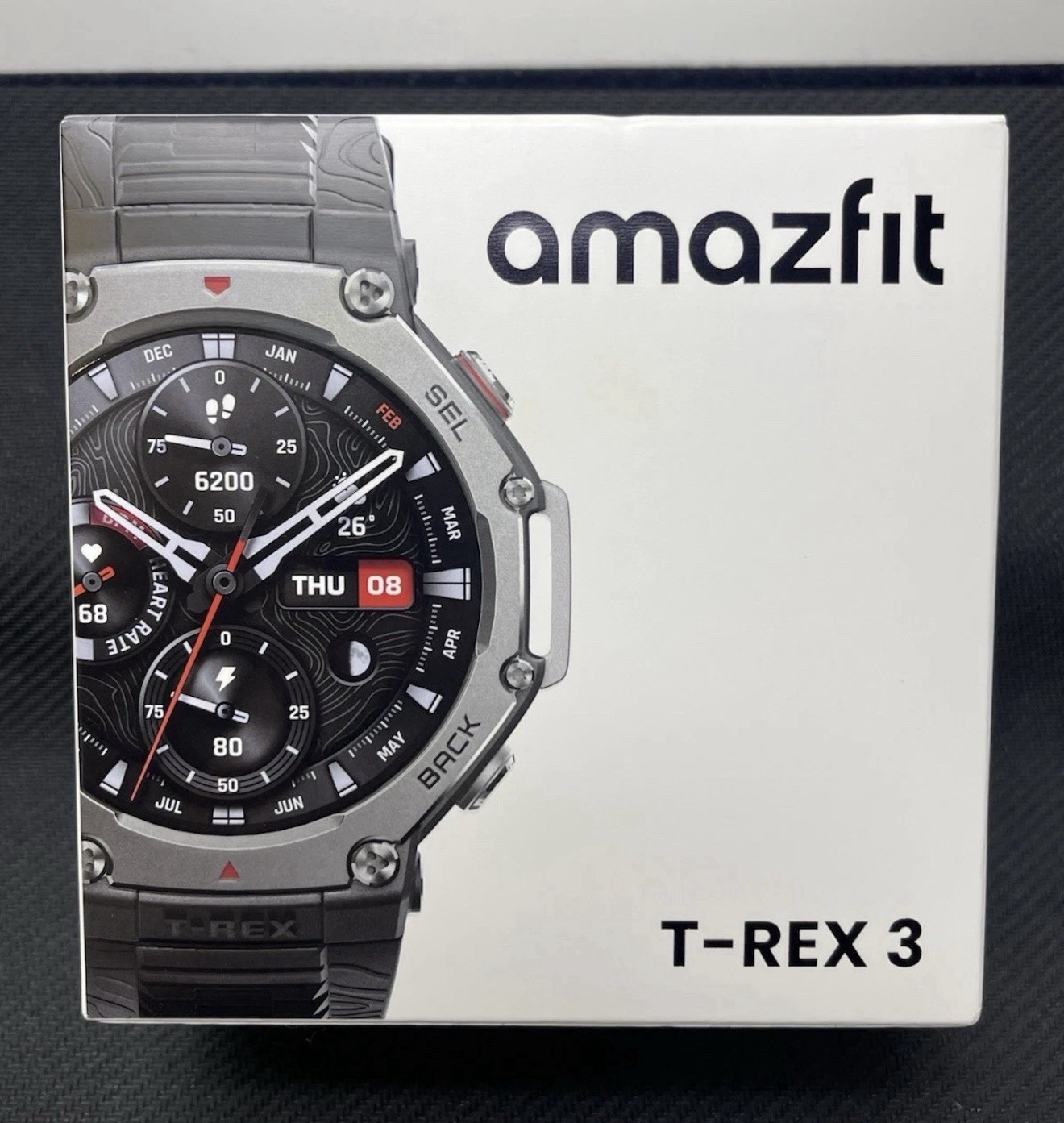 Amazfit T-Rex 3 – 48.5mm Fitness Smart Watch w/ Voice Control (Onyx) BRAND NEW