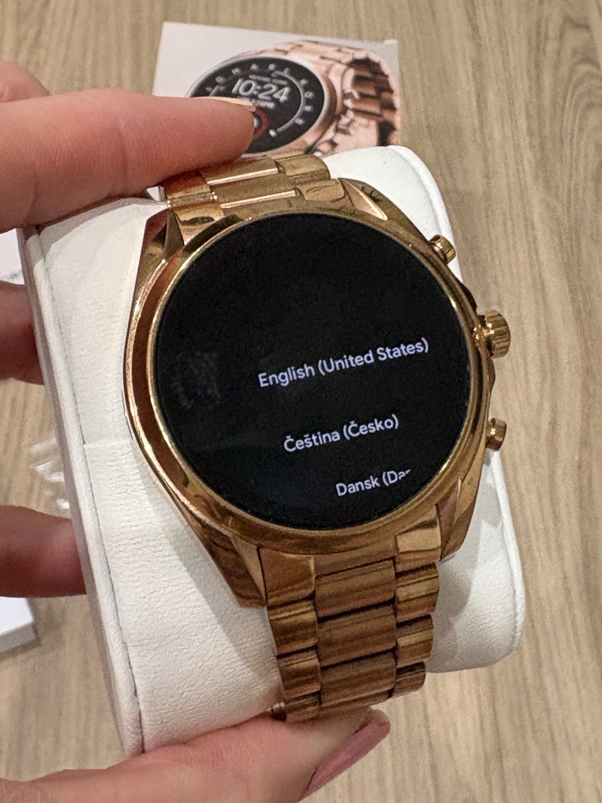 Michael Kors Access Gold Bradshaw 2 Smart Watch Model DW10M2 Box, Links, Clasp++