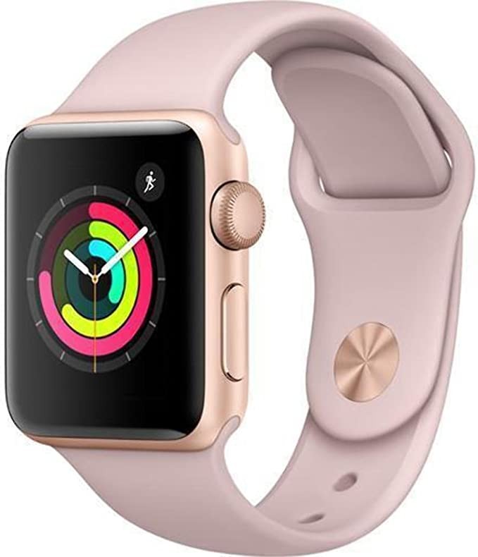 Apple Watch 3 GPS 38mm Gold Alu Case with Pink Sand Band Gold – Scratch & Dent