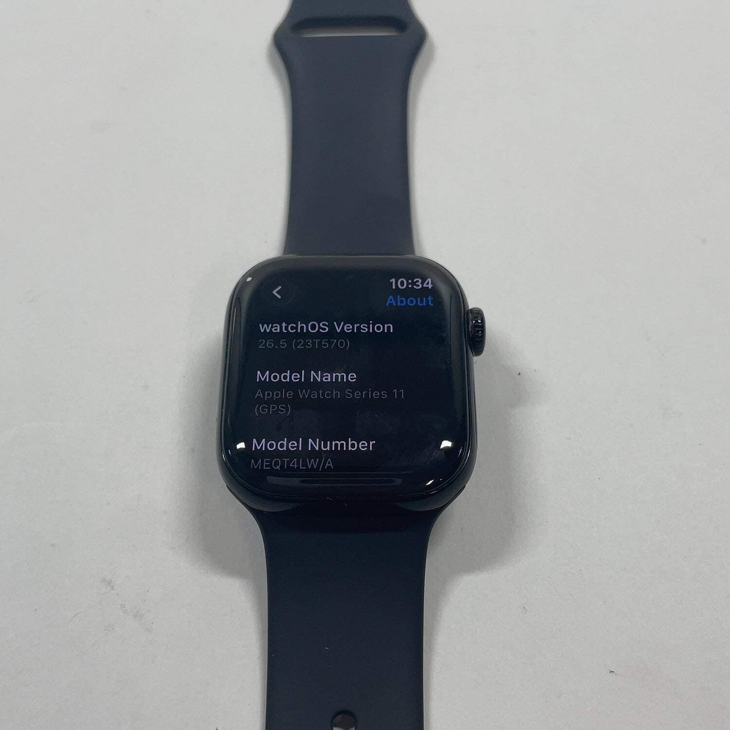 GPS Only Apple Watch Series 11 42MM Jet Black Aluminum Black Solo Loop MEQT4LW/A