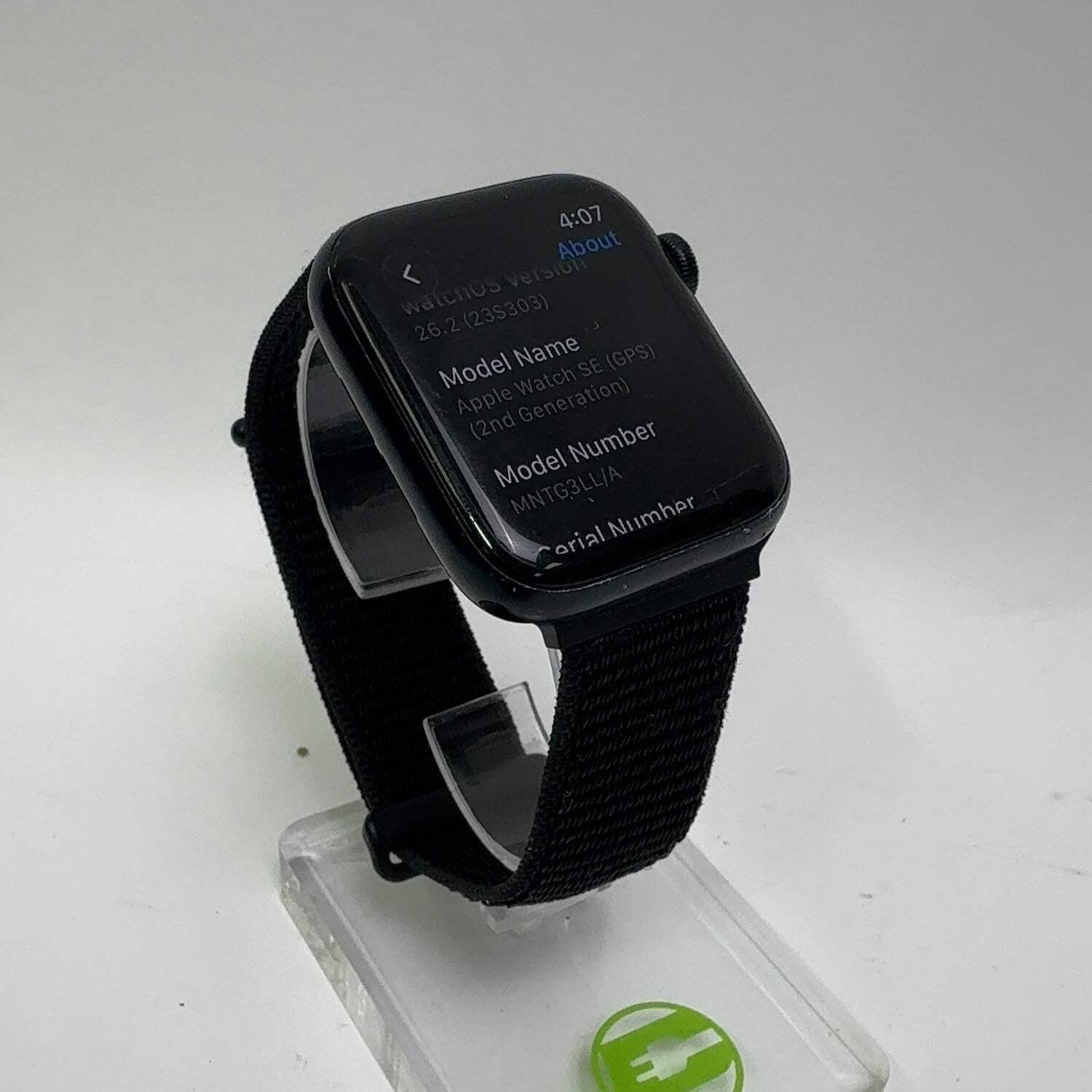 GPS Only Apple Watch SE 2nd Gen 44MM Midnight Aluminum MNTG3LL/A