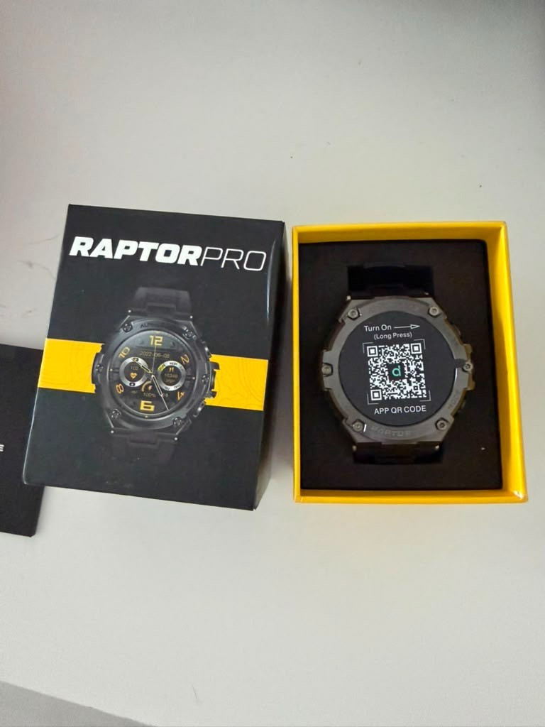 Official Reseller – Alphagear Raptor Pro Smart Watch Men AMOLED Open Box
