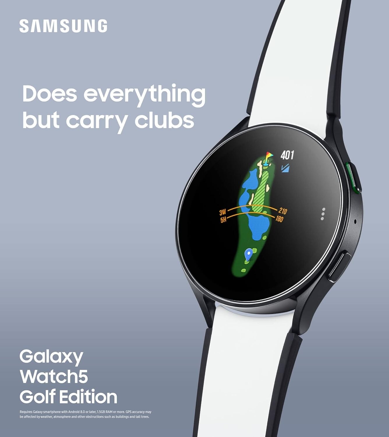 Samsung Galaxy Watch 5 40mm Golf Edition SM-R900 Smart Caddie Bluetooth – White