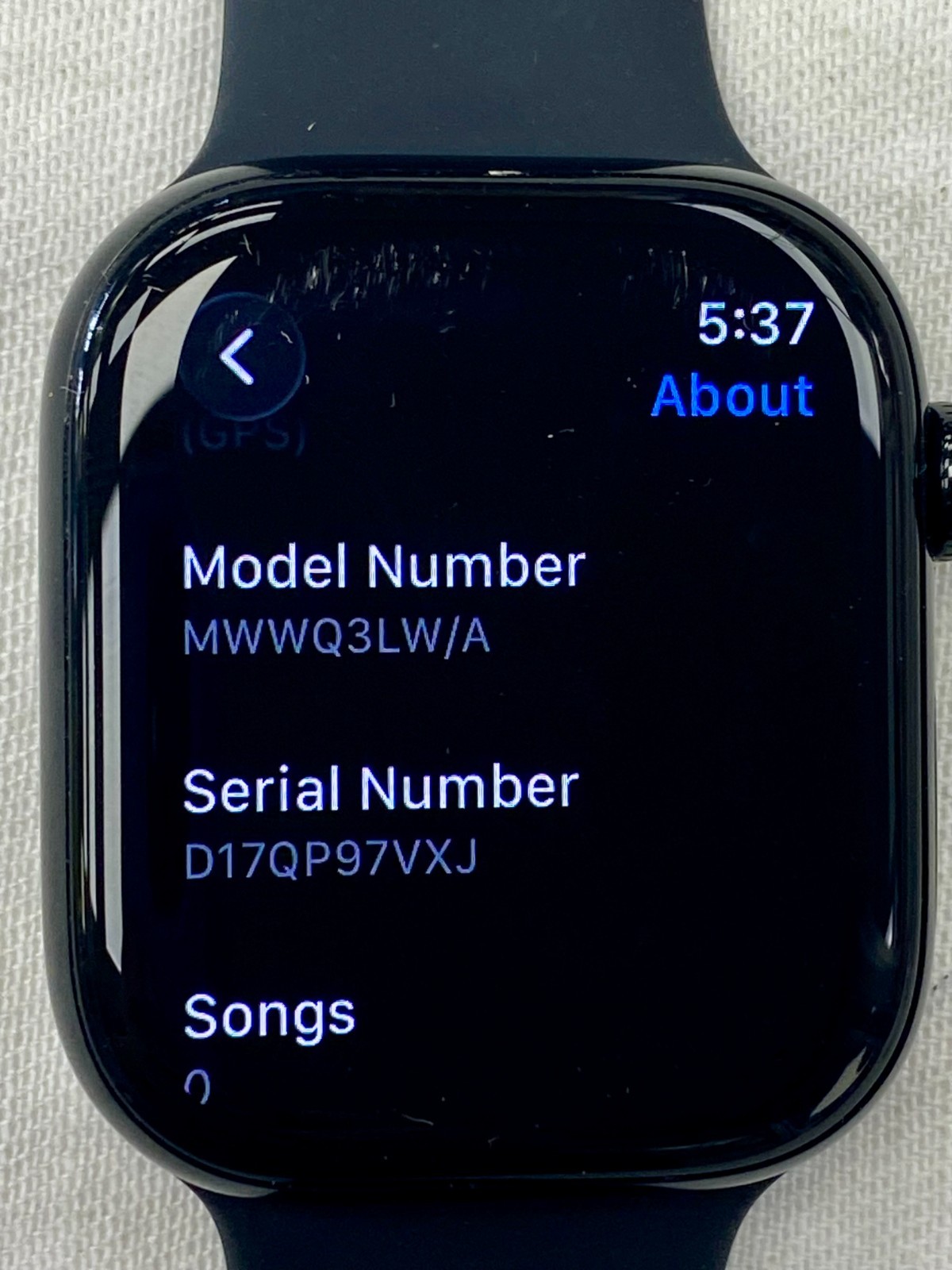 Apple Watch Series 10 46mm Black Aluminum GPS MWWQ3LW/A 100% Battery